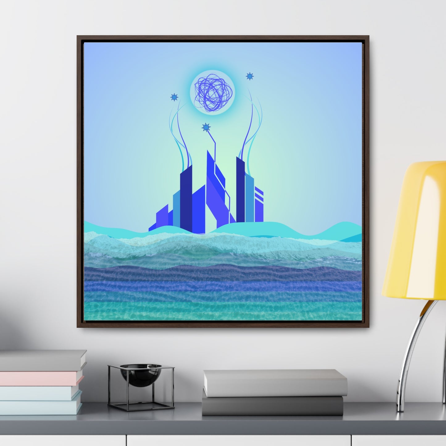 beach city daydream (framed print)