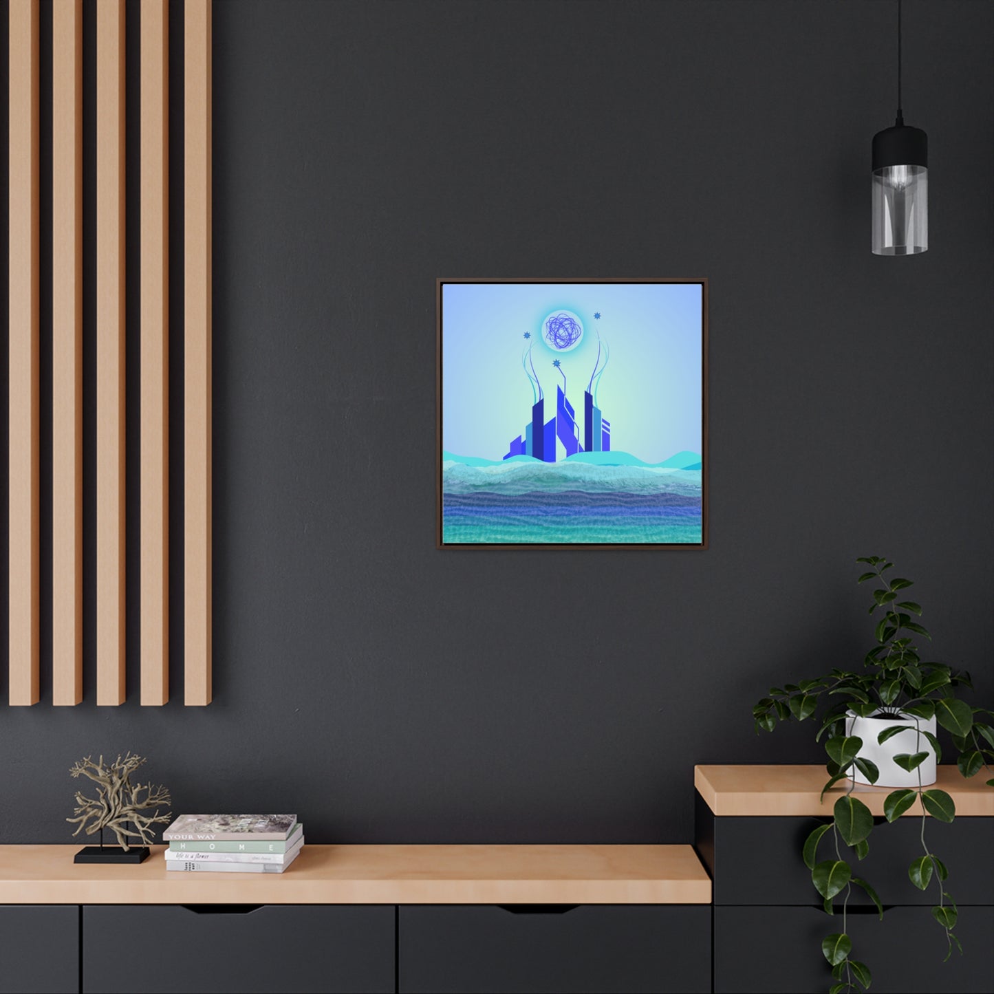 beach city daydream (framed print)