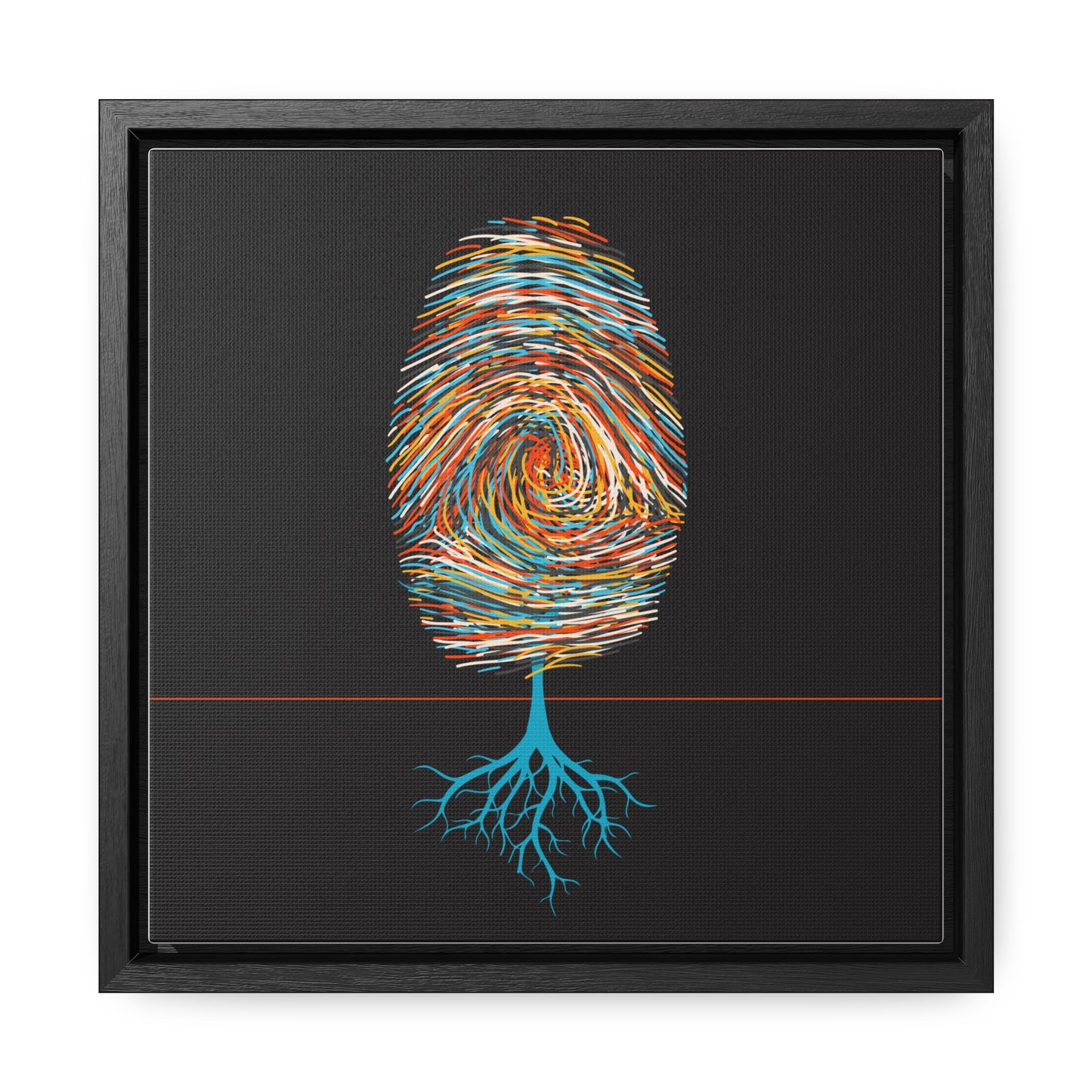 print leaves (in primary color variations)