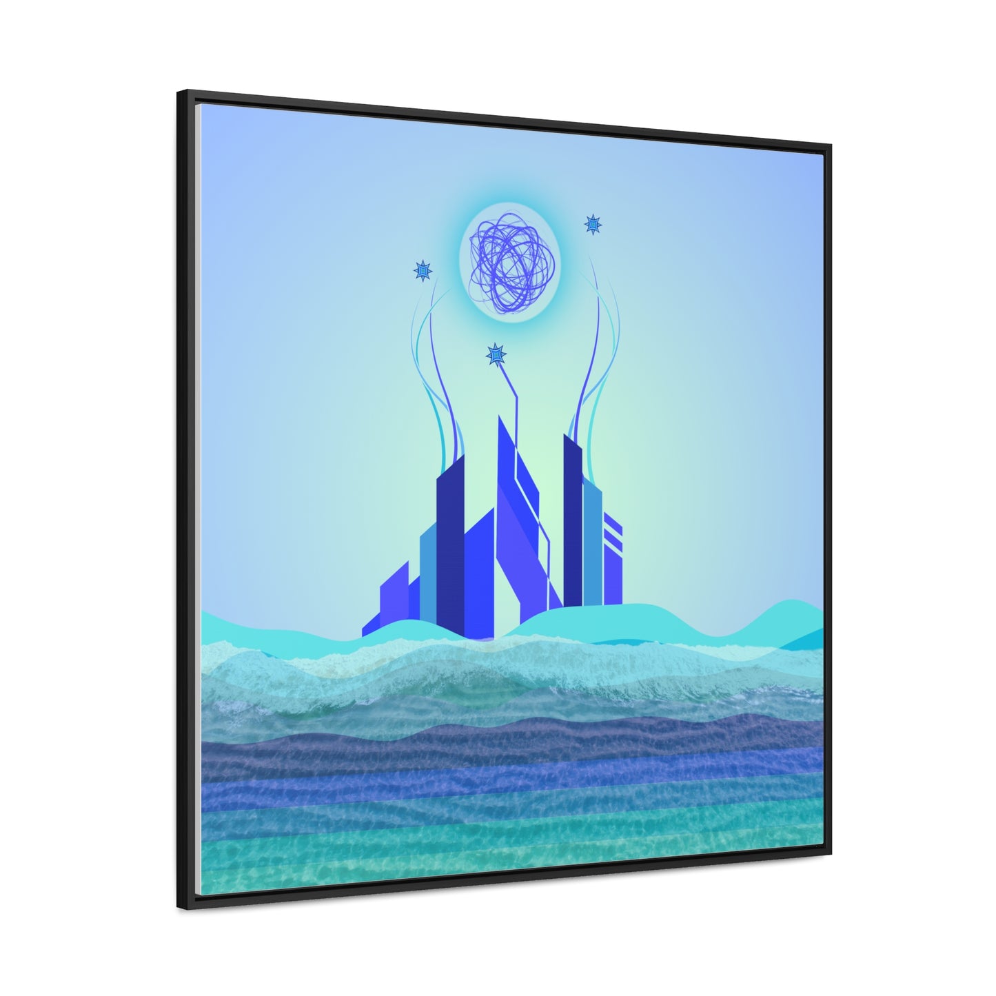 beach city daydream (framed print)