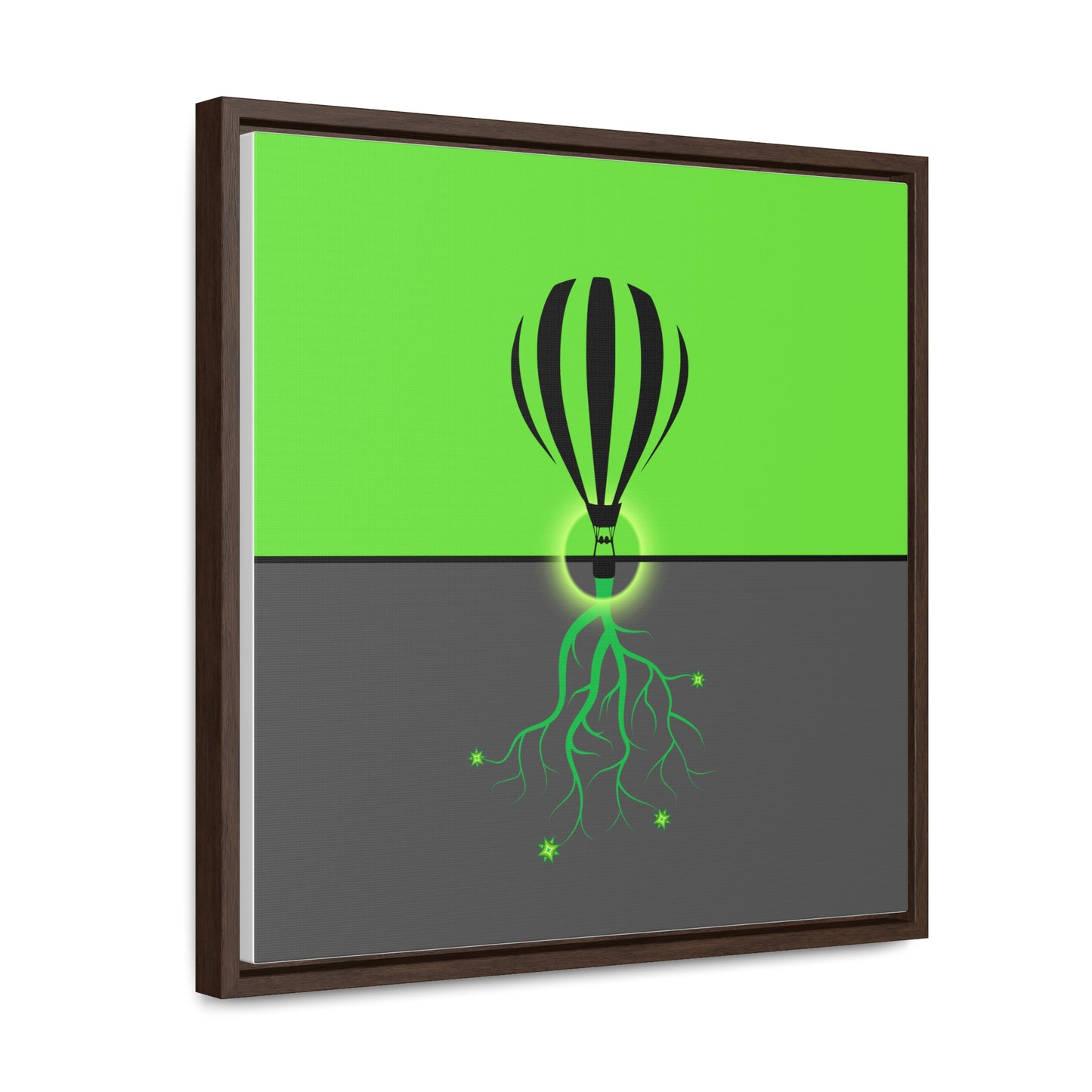 hot lair balloon (in green and grey)