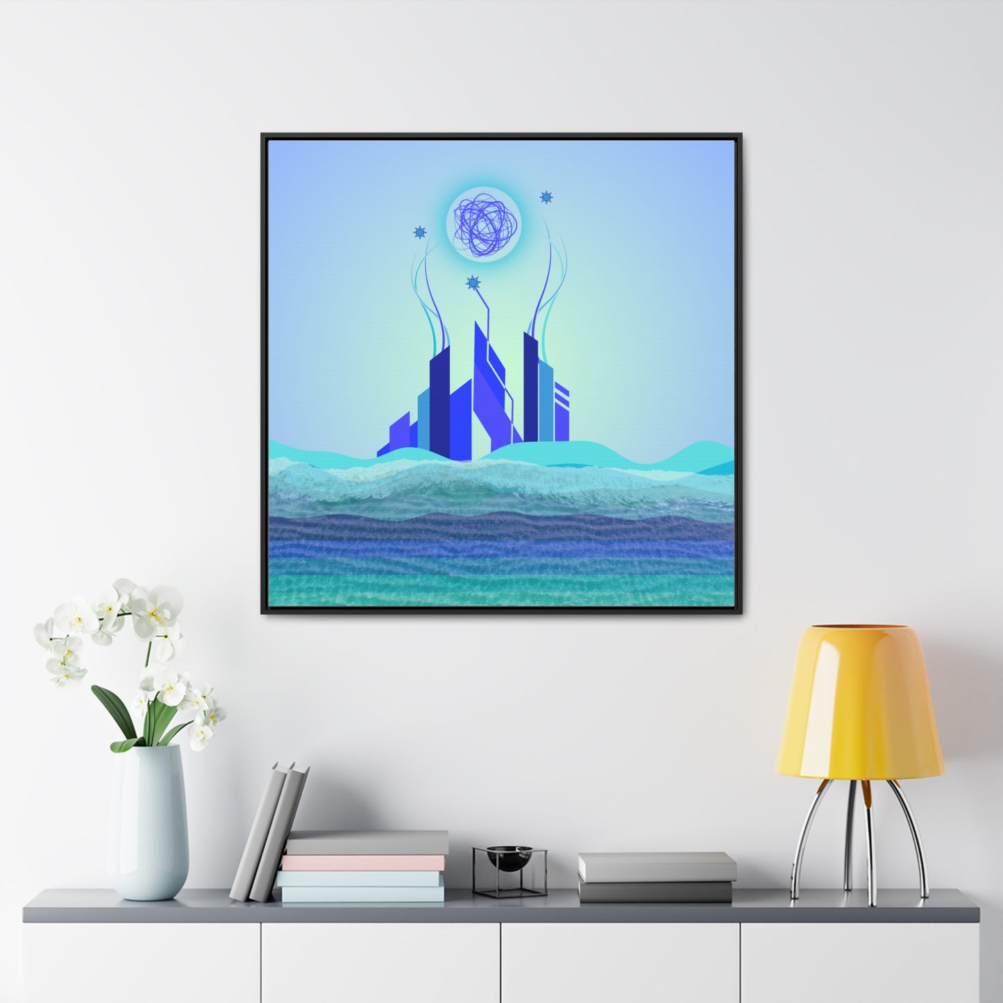 beach city daydream (framed print)