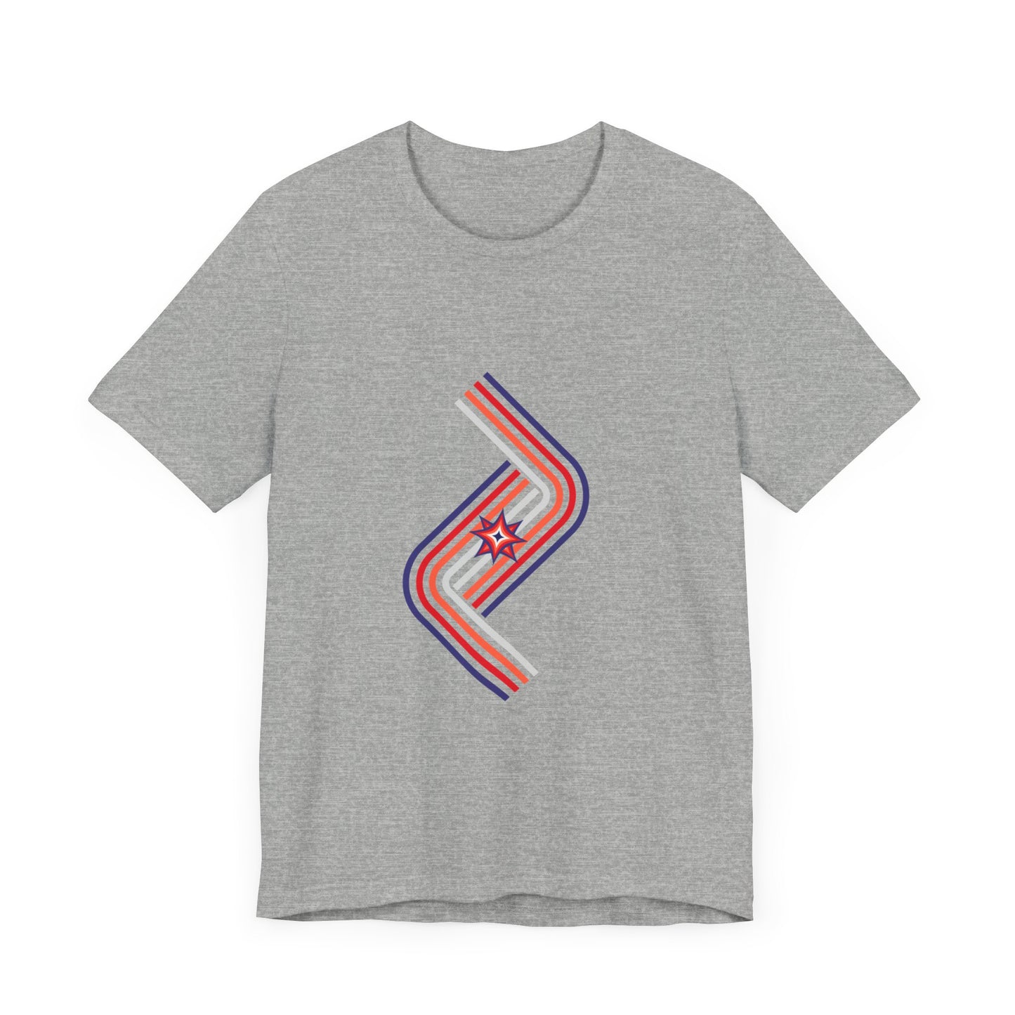 RWB stars and pipes - t-shirt
