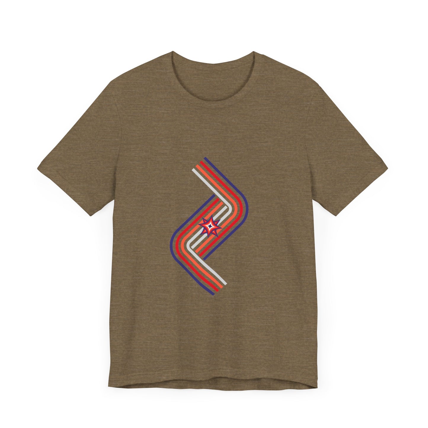 RWB stars and pipes - t-shirt