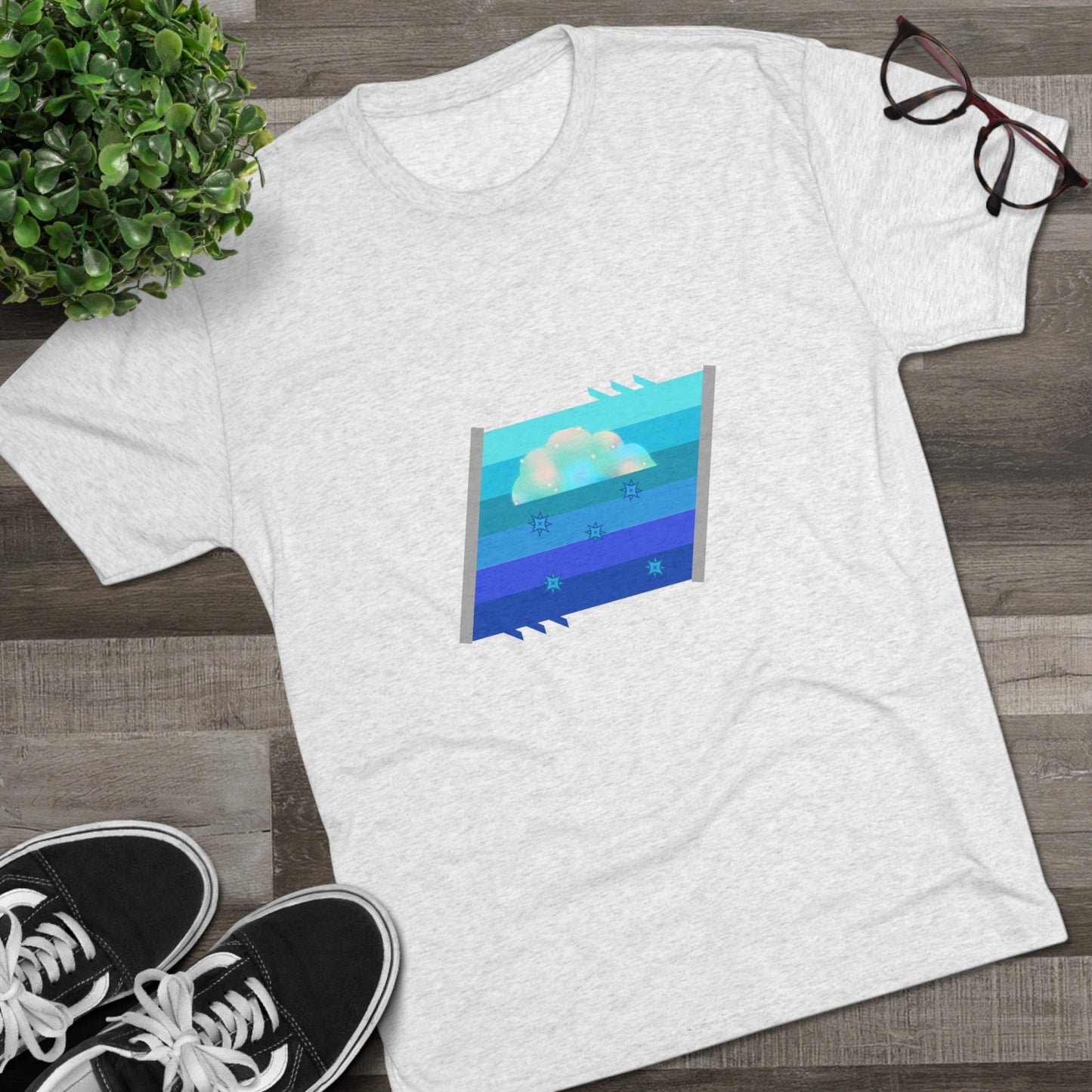 rhombulus (in blue) tee
