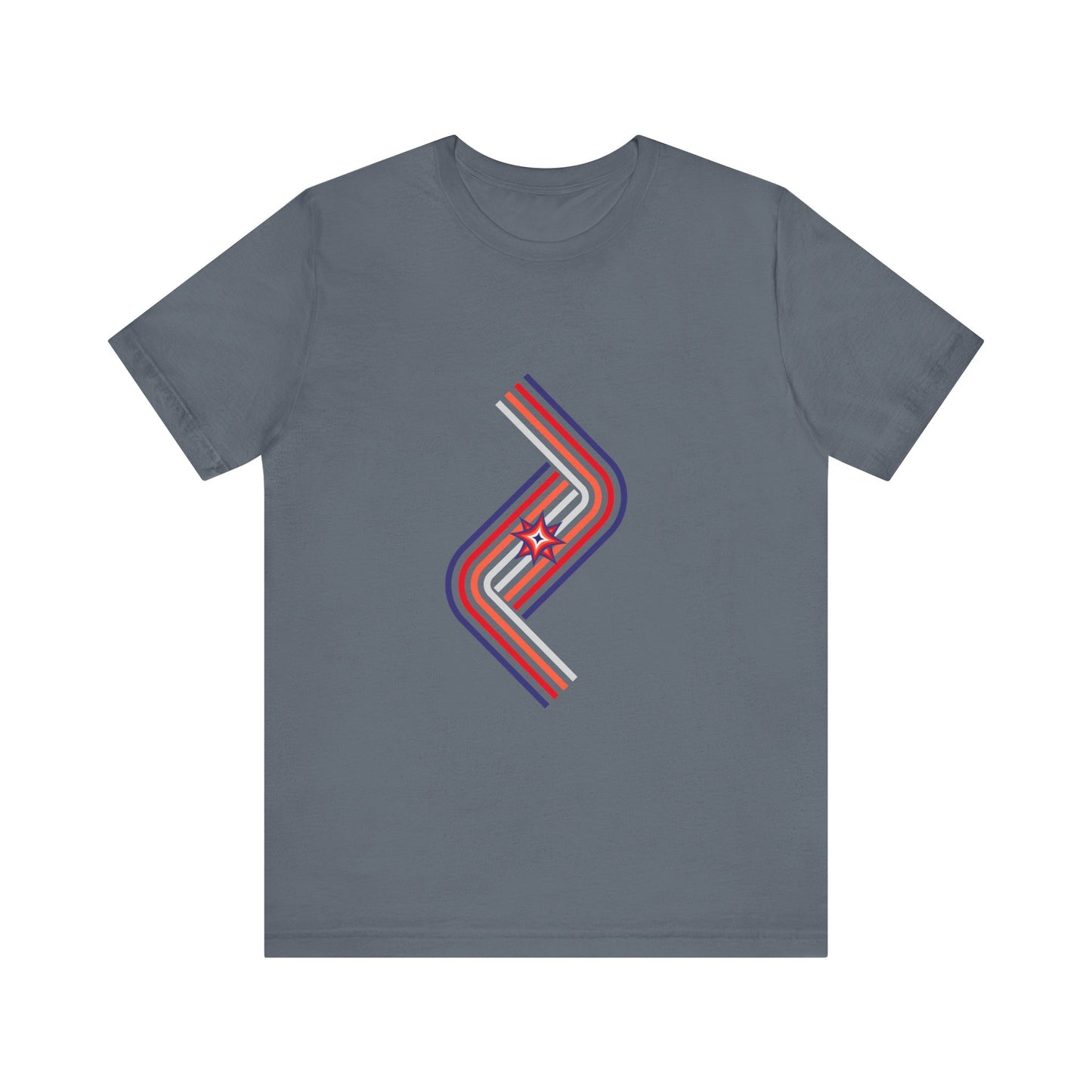 RWB stars and pipes - t-shirt