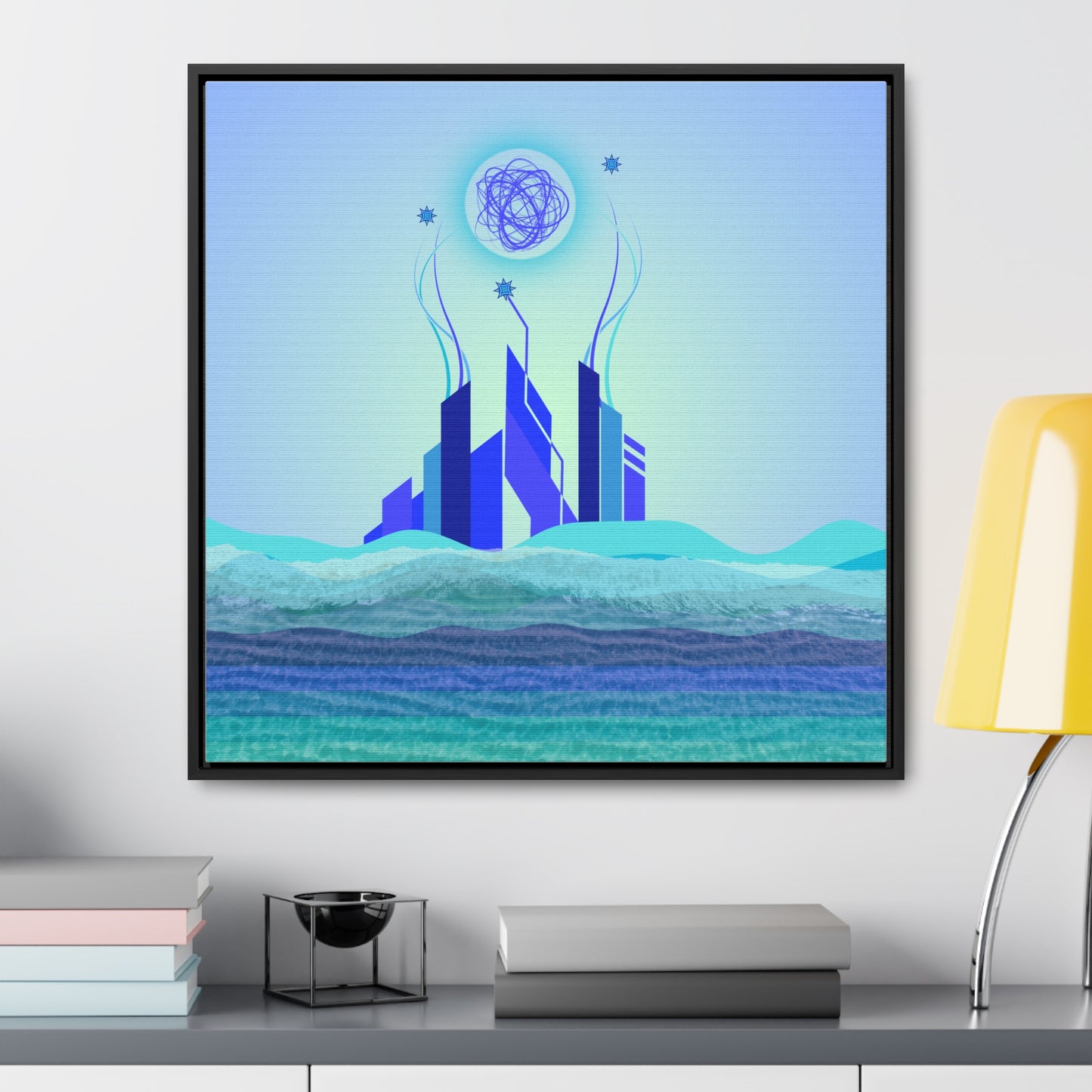 beach city daydream (framed print)