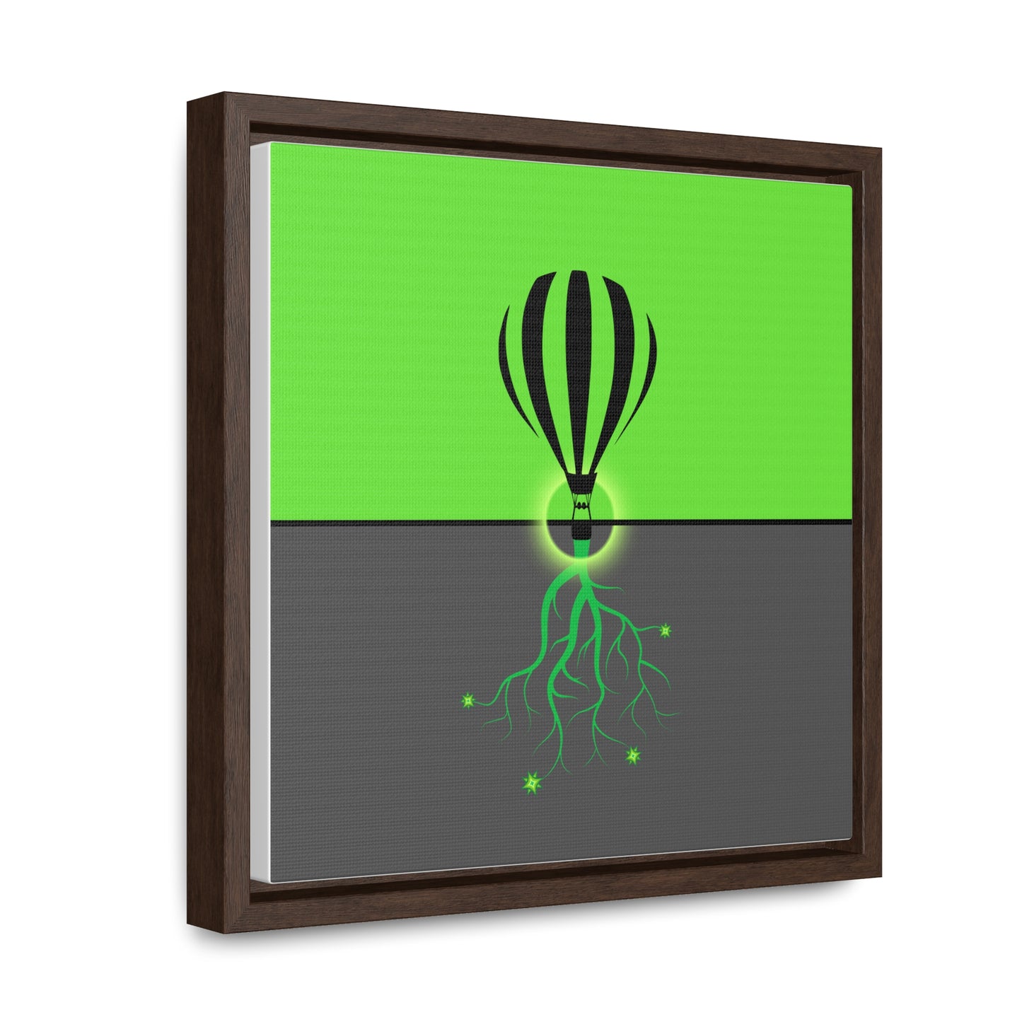 hot lair balloon (in green and grey)