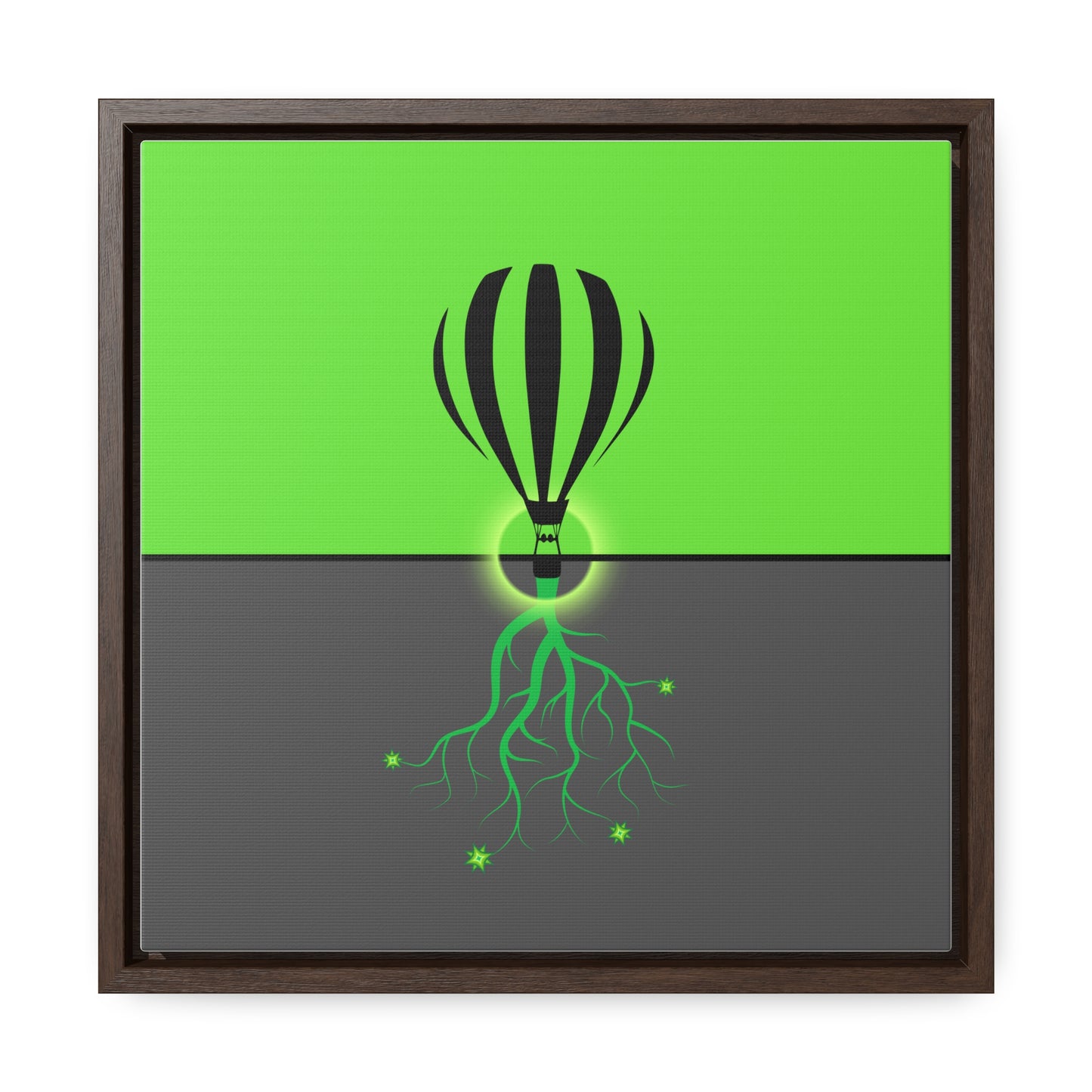 hot lair balloon (framed print)