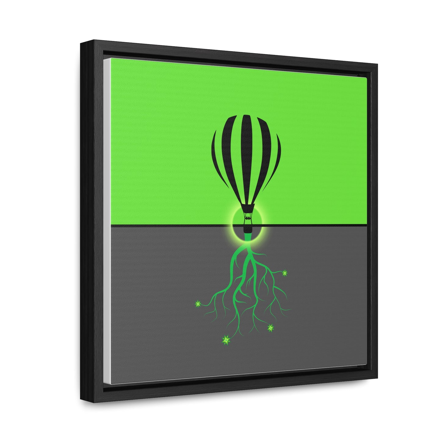 hot lair balloon (framed print)