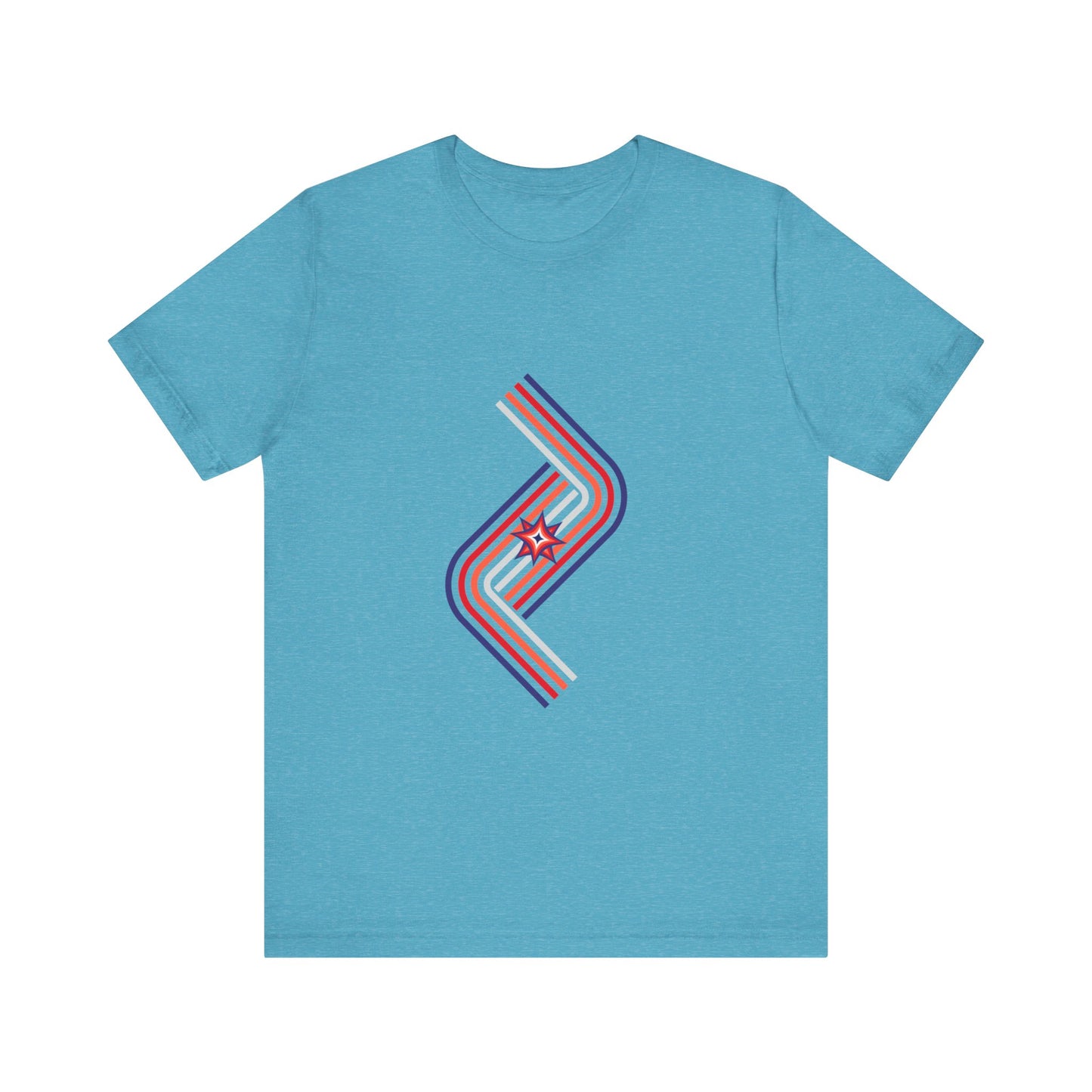 RWB stars and pipes - t-shirt