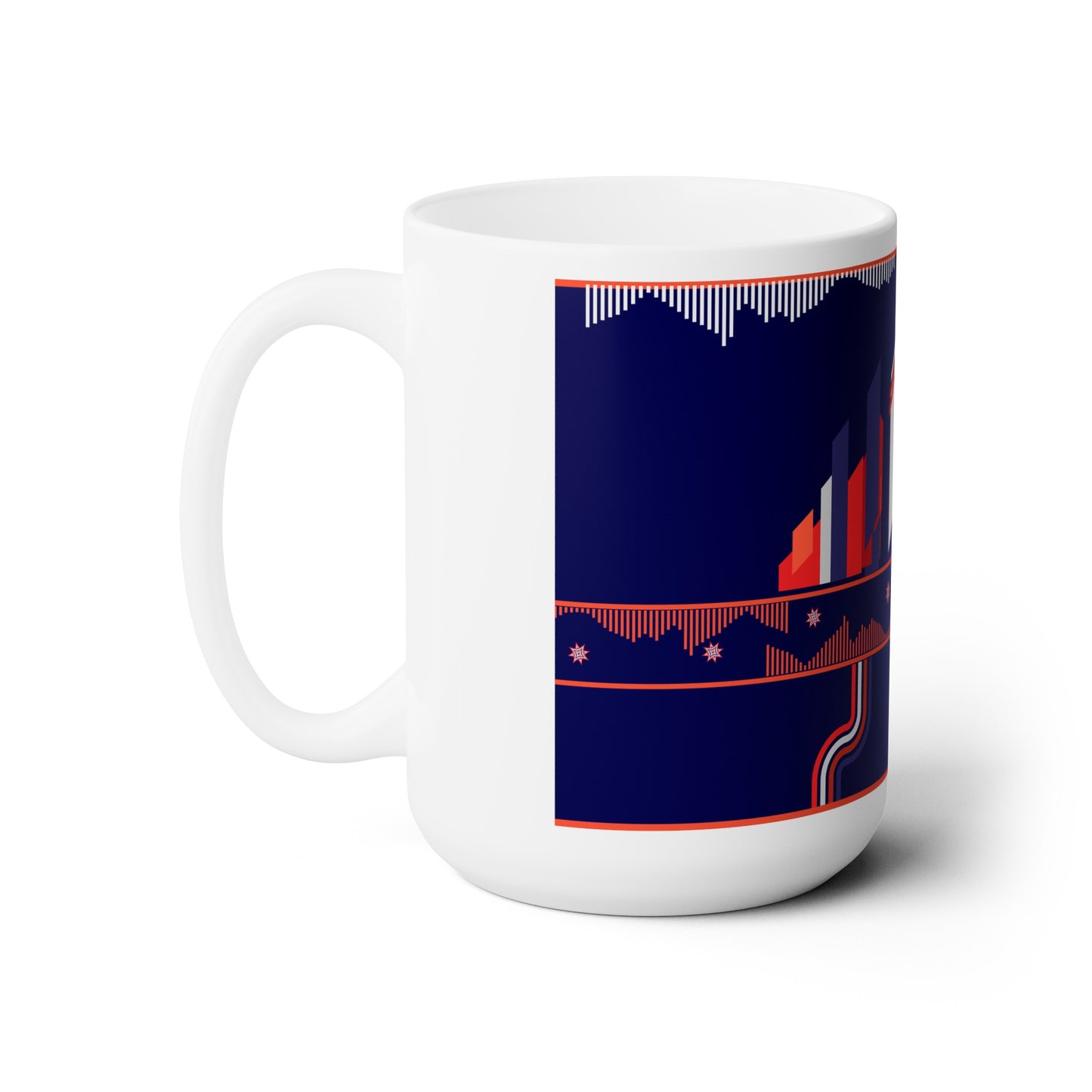 subterranean vapes - mug (in blue, red and white)