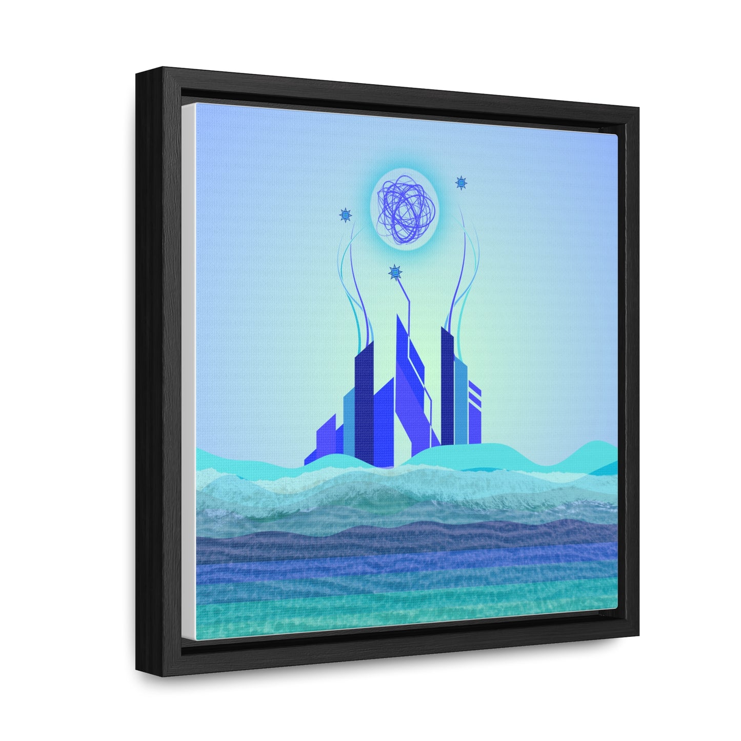 beach city daydream (framed print)