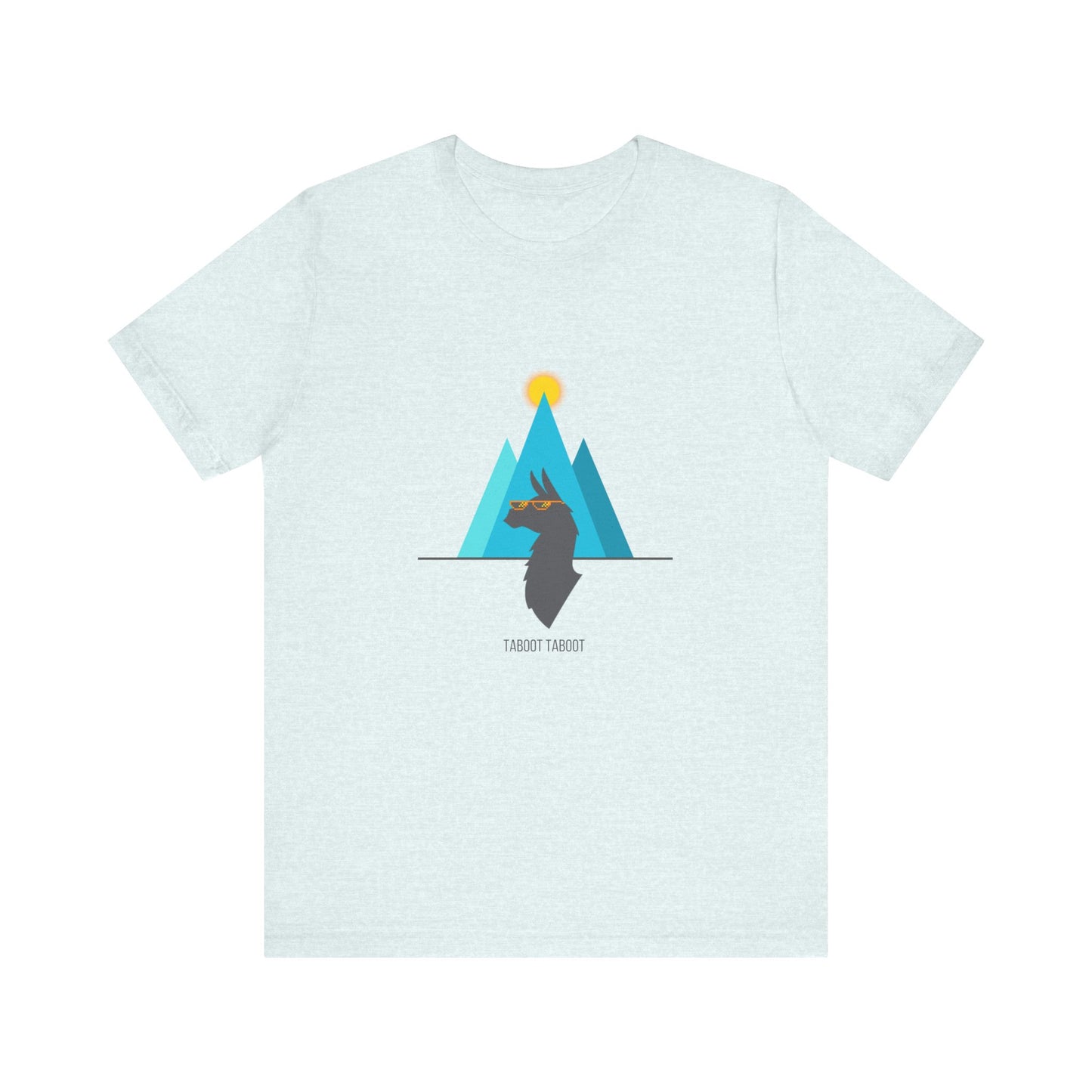 over the turquoise mountains llama tee