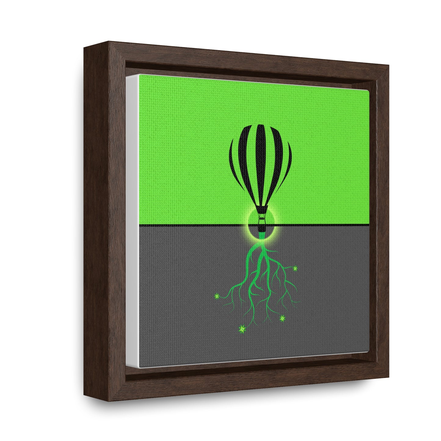 hot lair balloon (framed print)