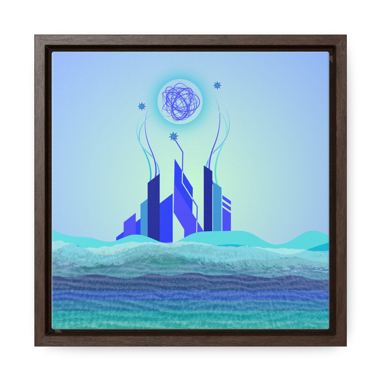 beach city daydream (framed print)