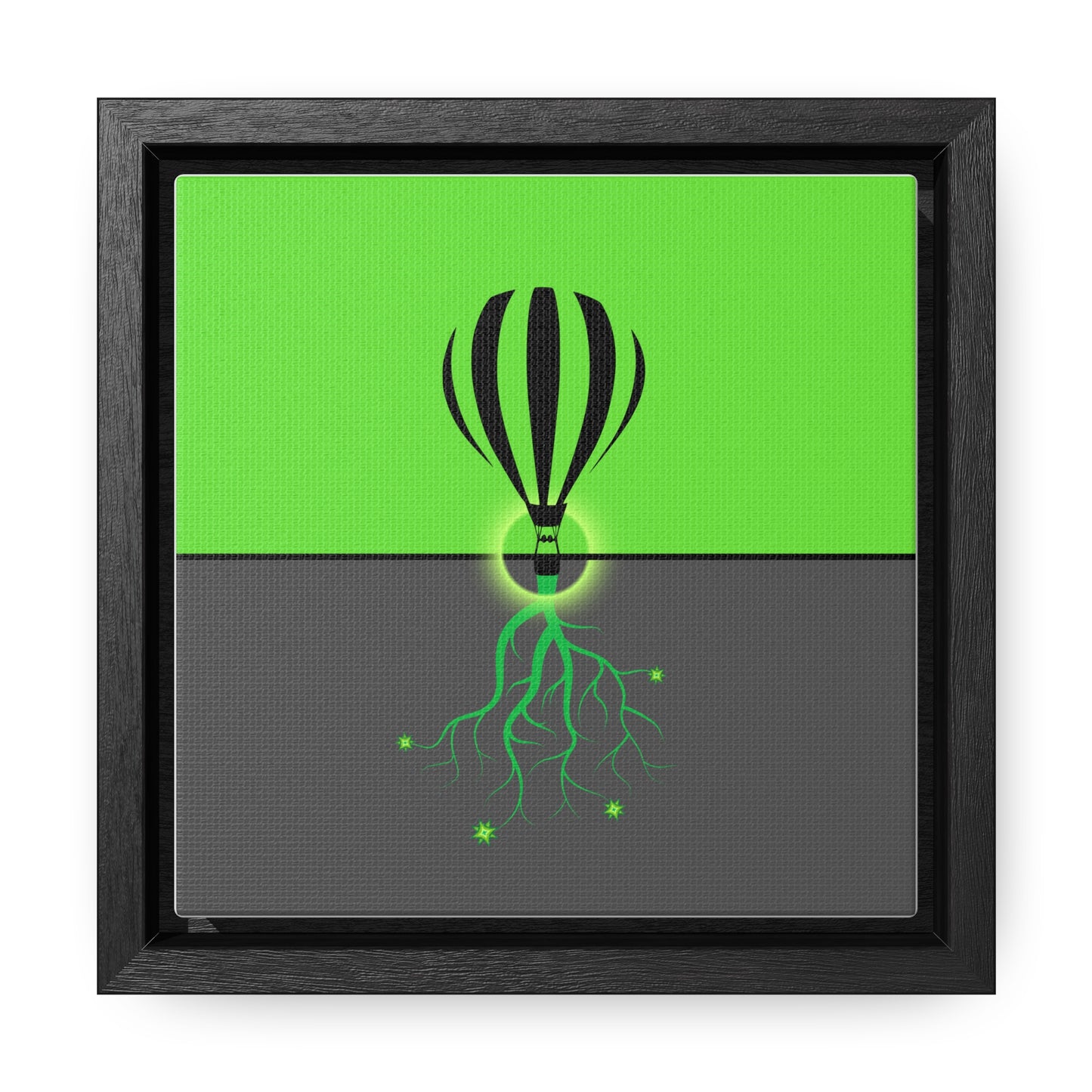 hot lair balloon (framed print)
