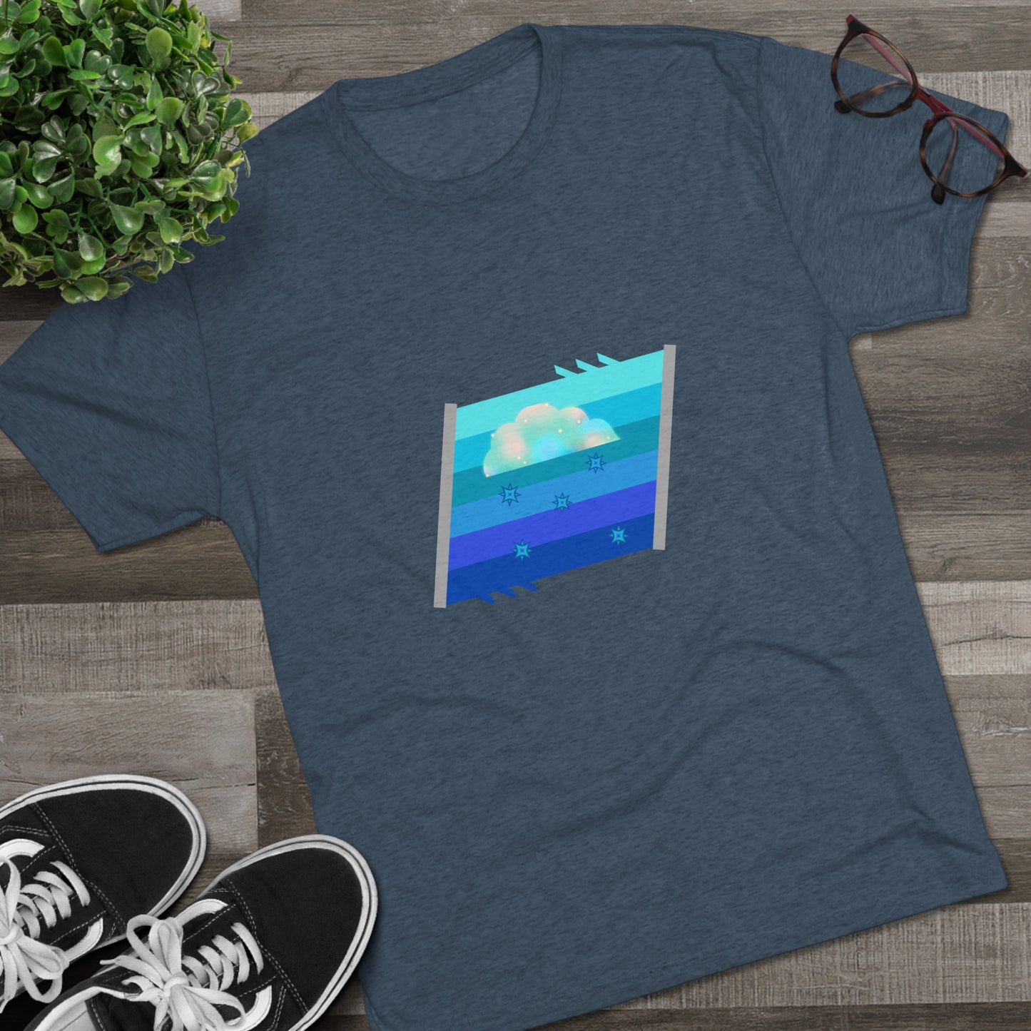 rhombulus (in blue) tee