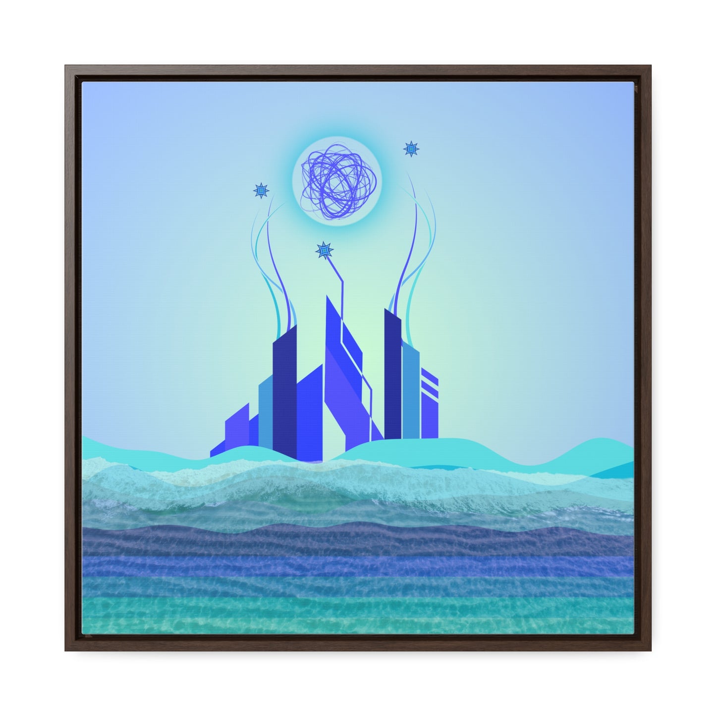 beach city daydream (framed print)