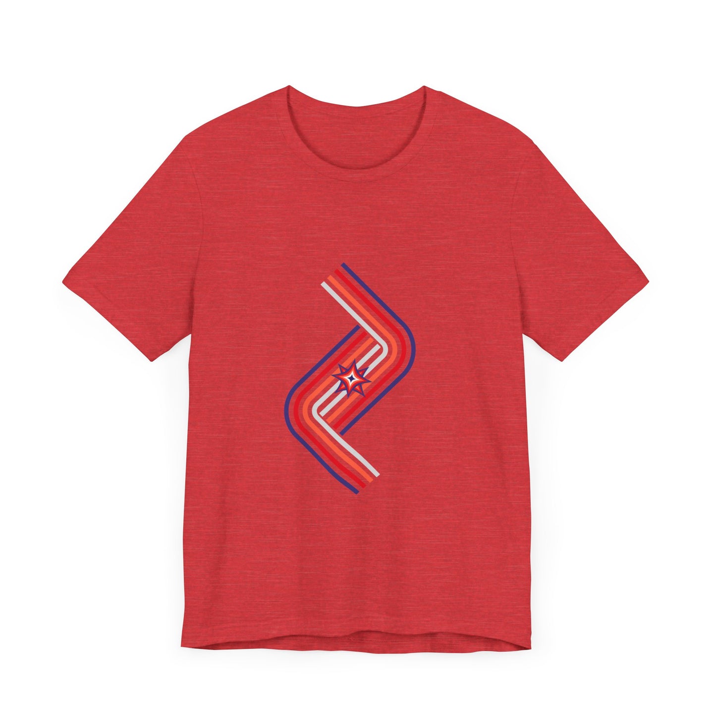 RWB stars and pipes - t-shirt