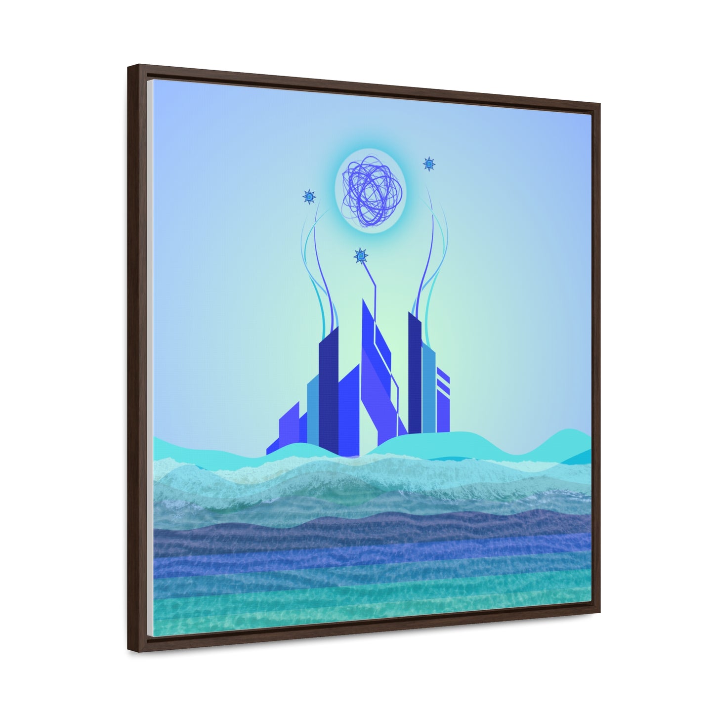 beach city daydream (framed print)