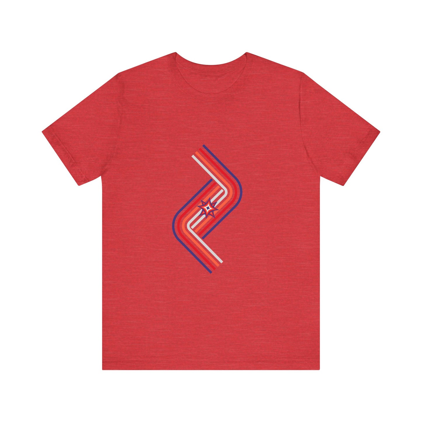 RWB stars and pipes - t-shirt