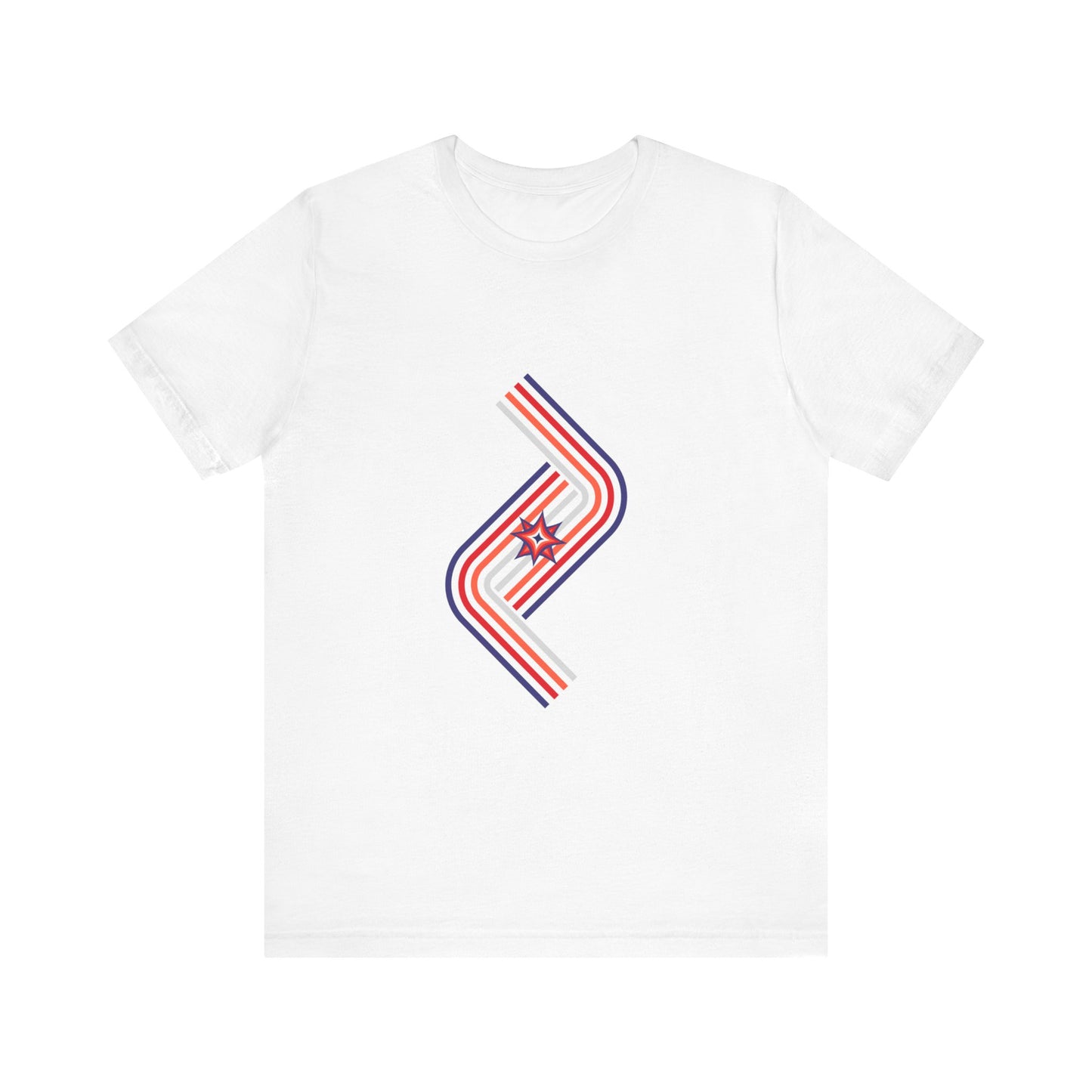 RWB stars and pipes - t-shirt