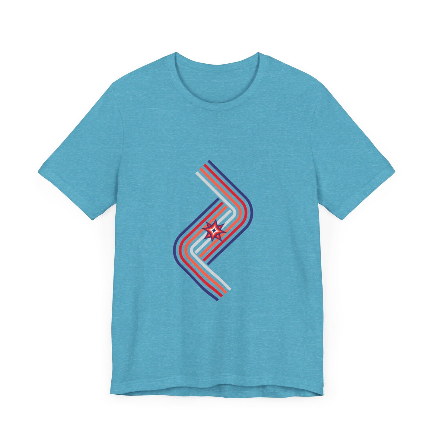 RWB stars and pipes - t-shirt