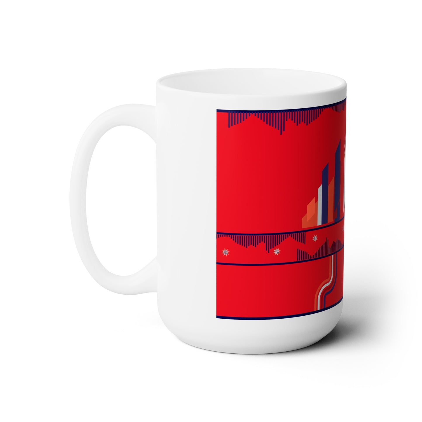 subterranean vapes - mug (in red, white, and blue)