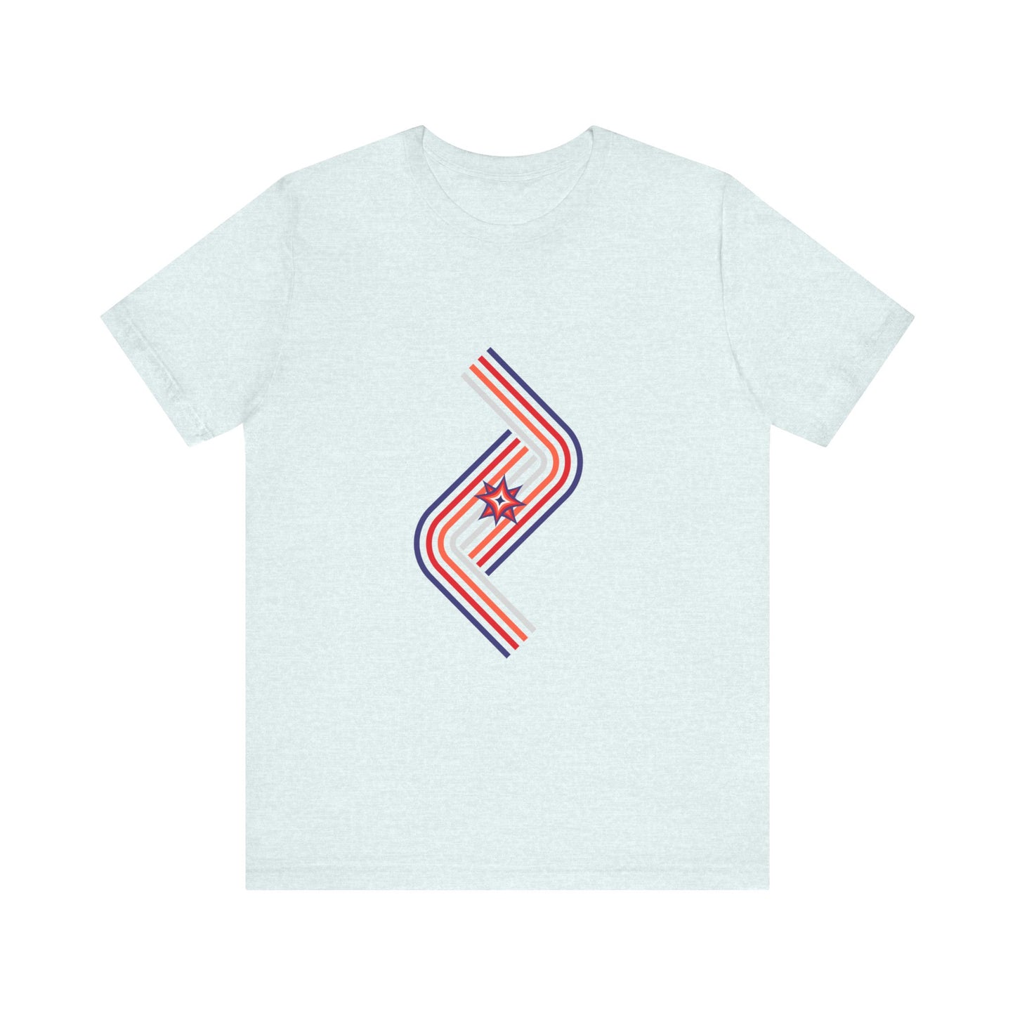 RWB stars and pipes - t-shirt