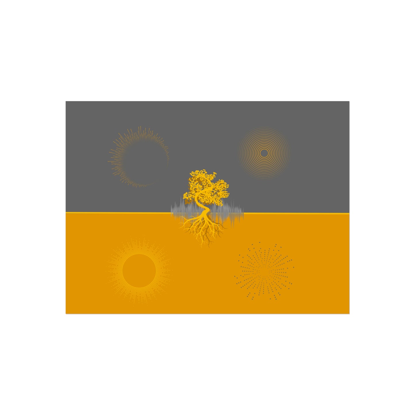 Roots Rock Radio | Abstract Print