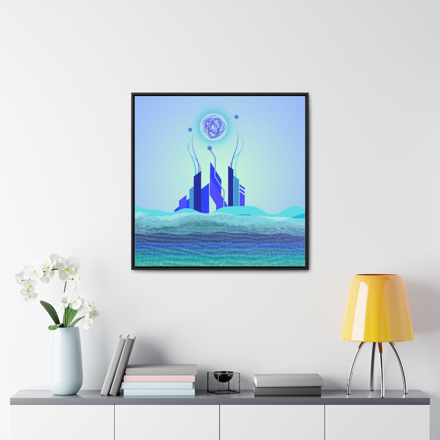 beach city daydream (framed print)