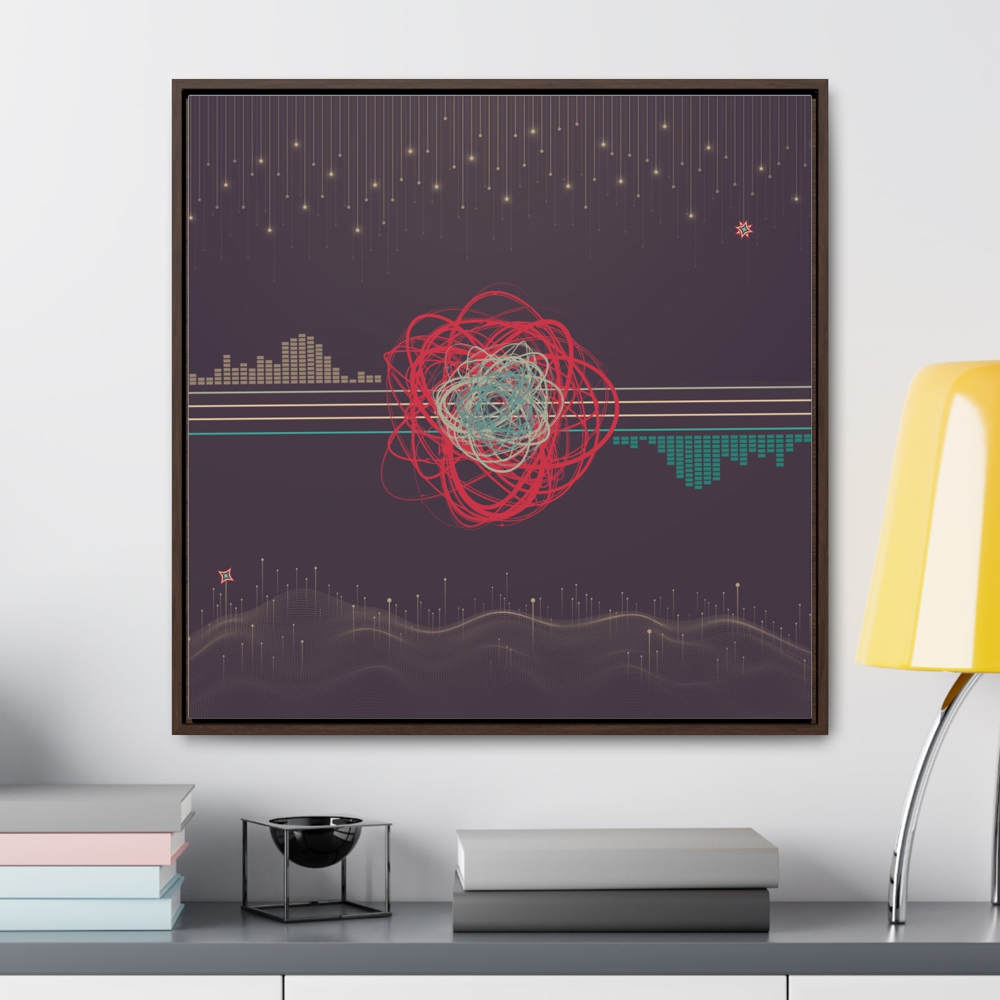 the flex capacitor (framed print)
