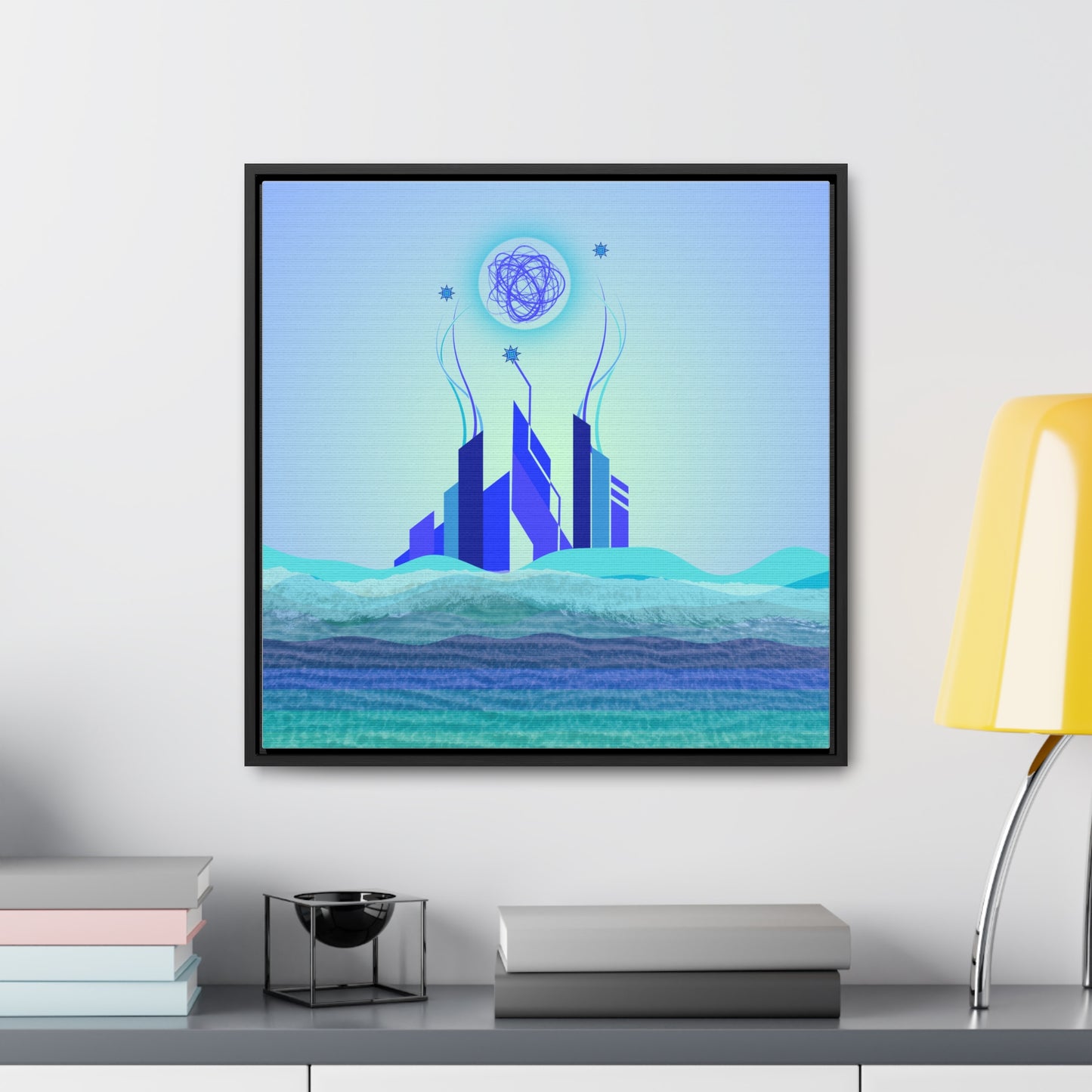 beach city daydream (framed print)