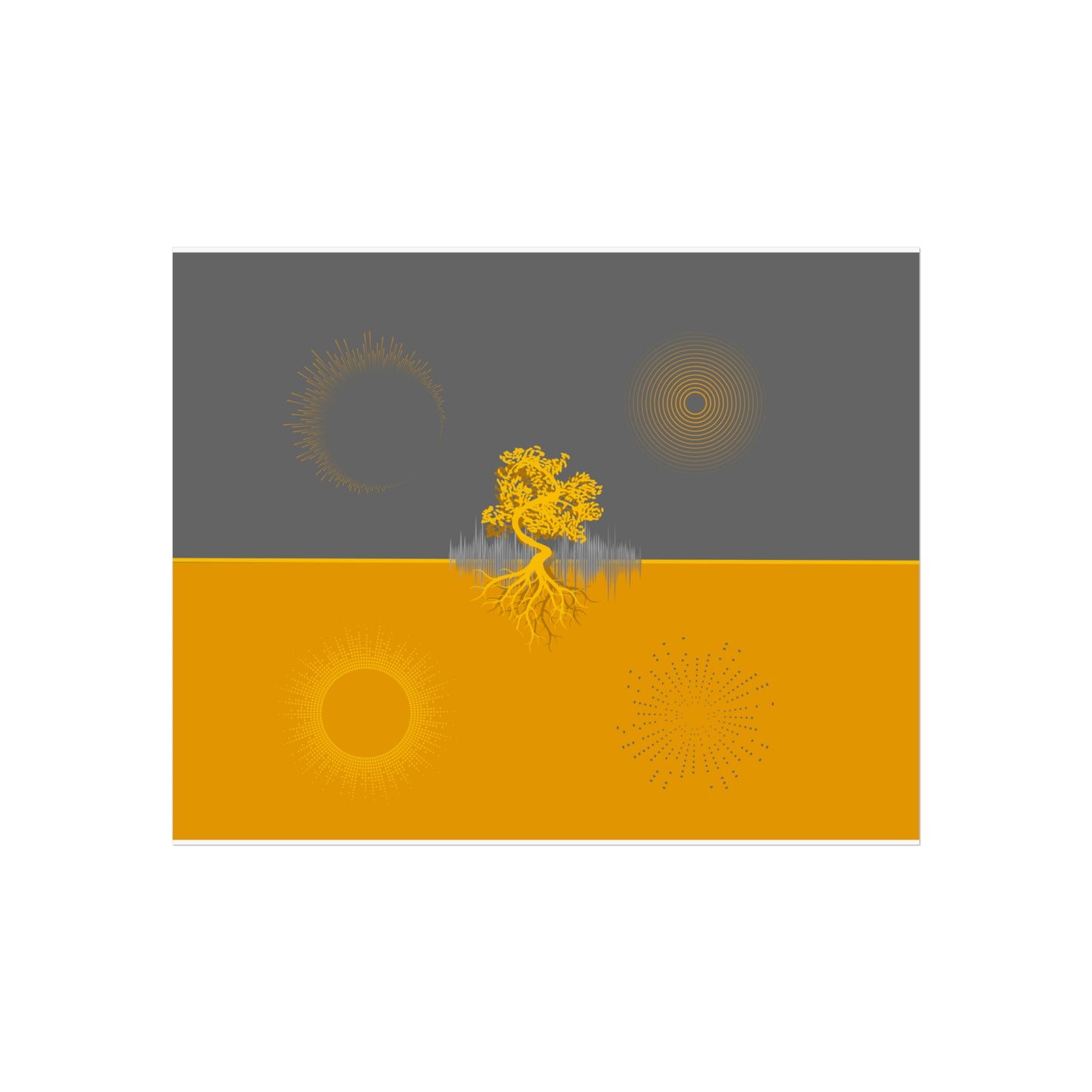 Roots Rock Radio | Abstract Print