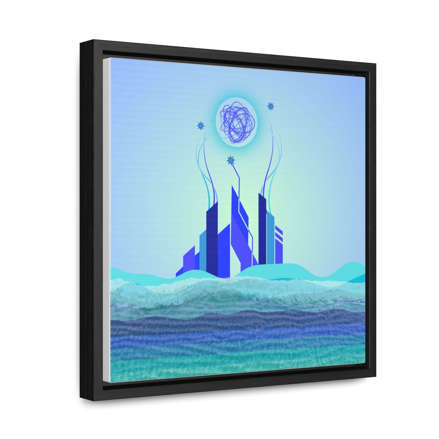 beach city daydream (framed print)