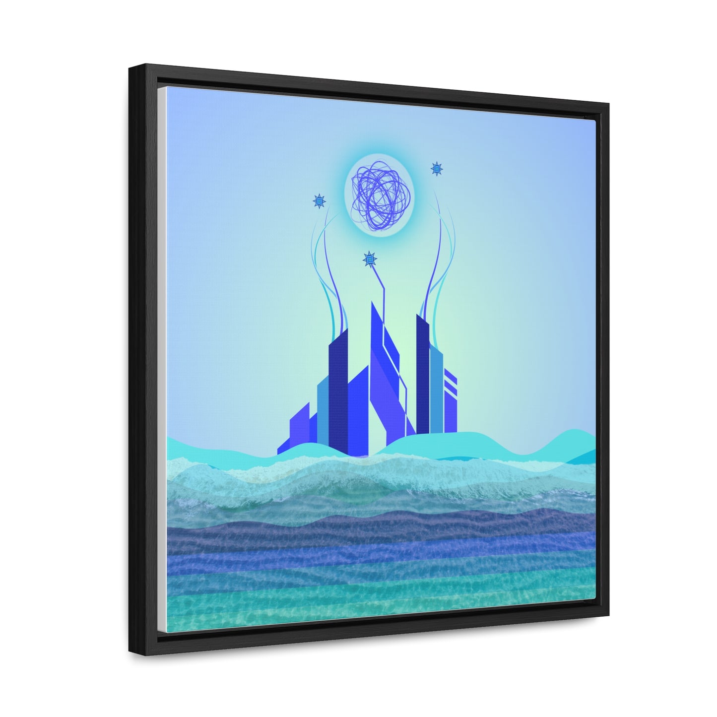 beach city daydream (framed print)