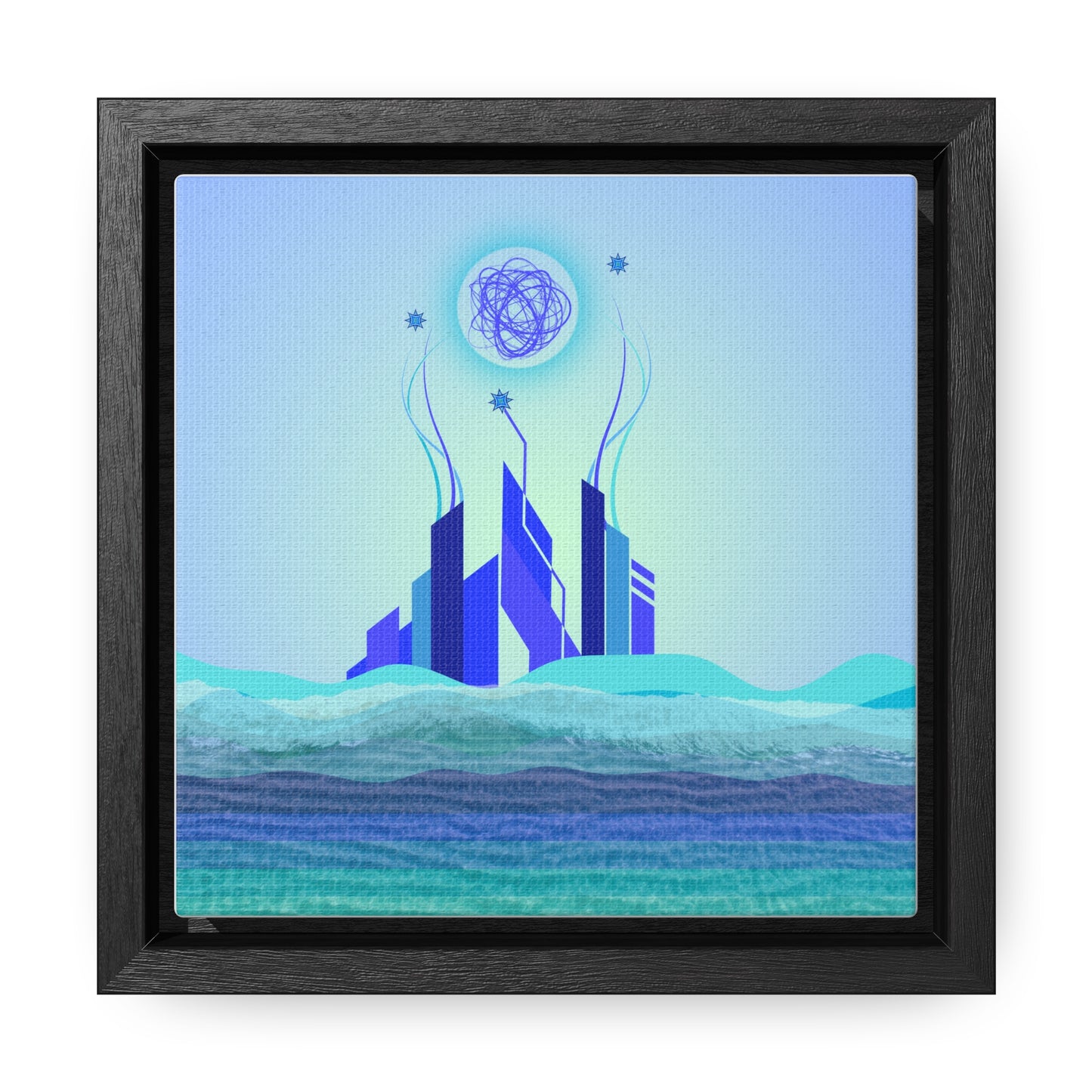 beach city daydream (framed print)