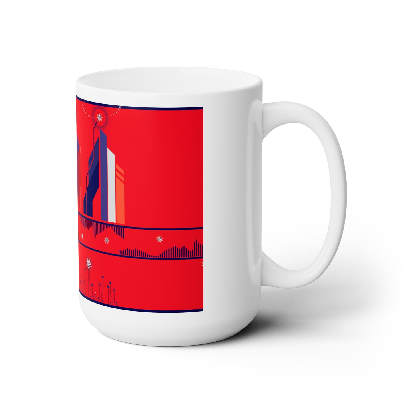 subterranean vapes - mug (in red, white, and blue)