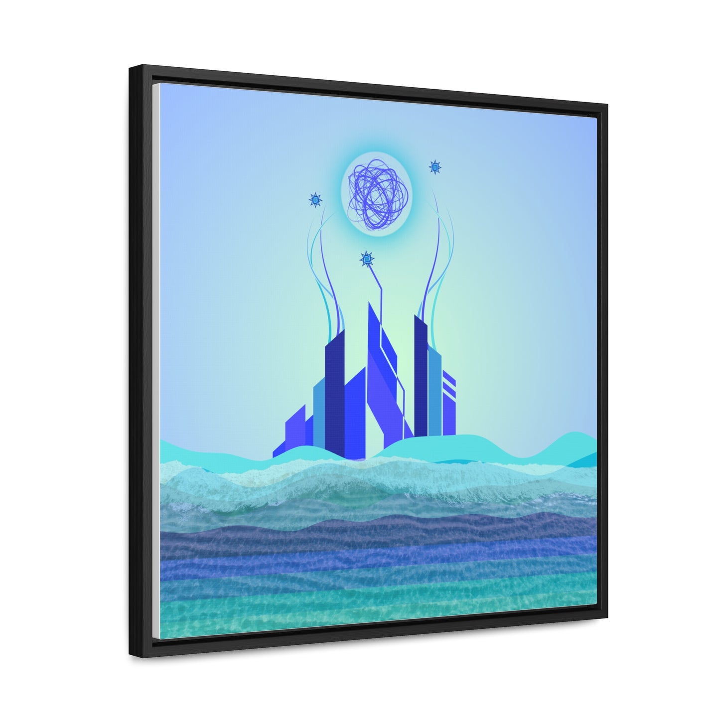 beach city daydream (framed print)