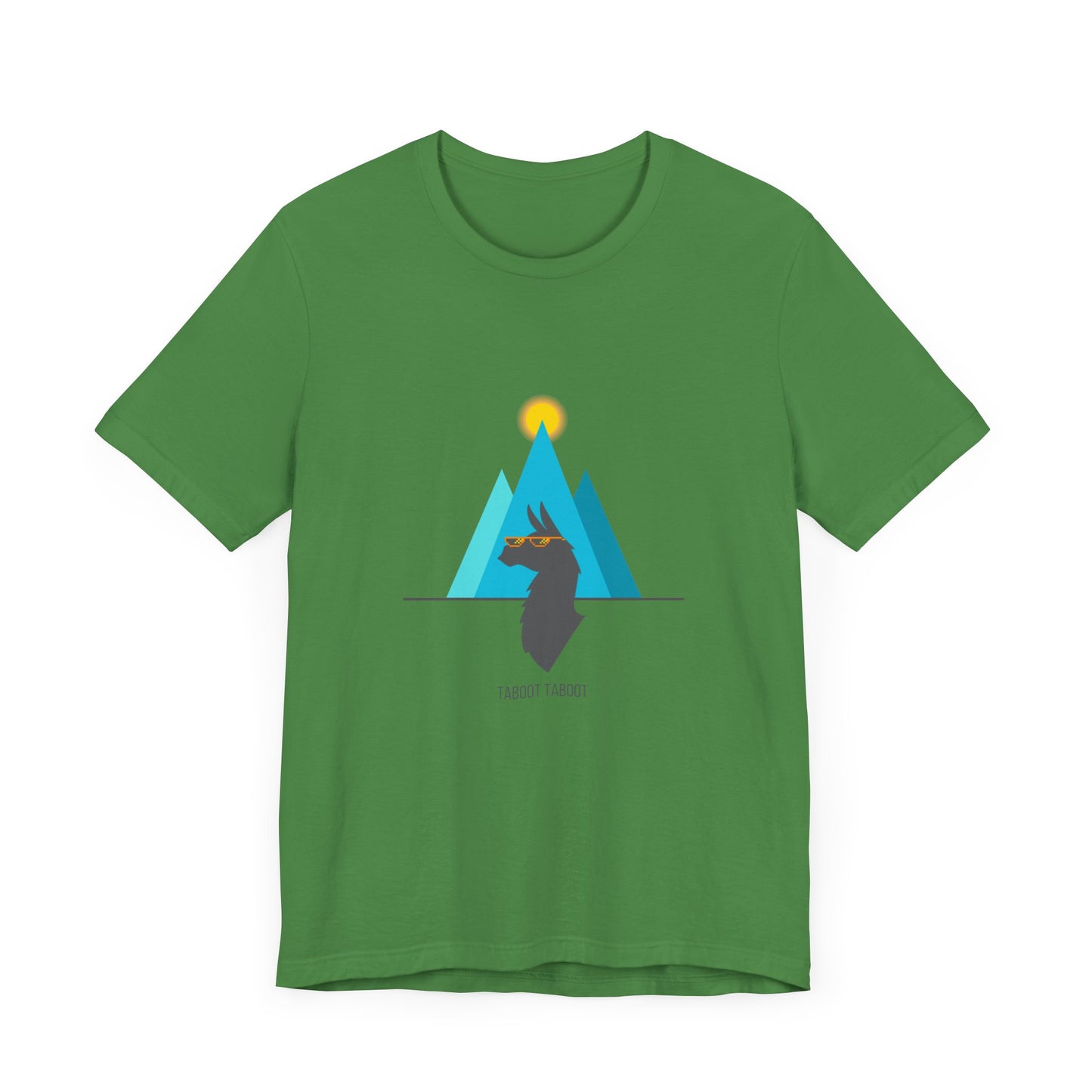 over the turquoise mountains llama tee