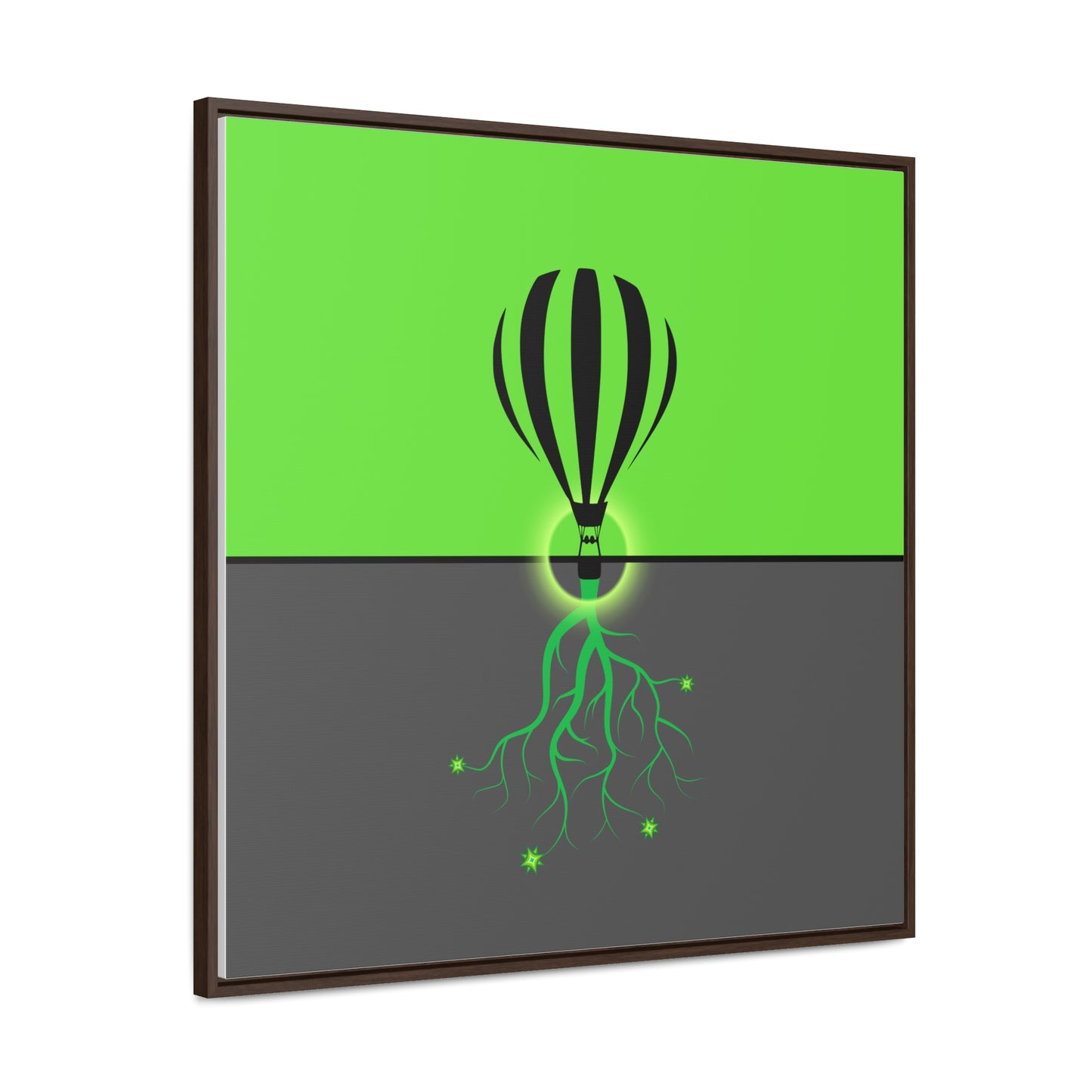 hot lair balloon (in green and grey)
