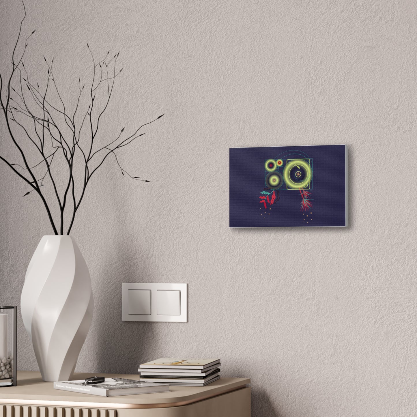 Fibonacci Growth Break | Abstract Art Framed Print