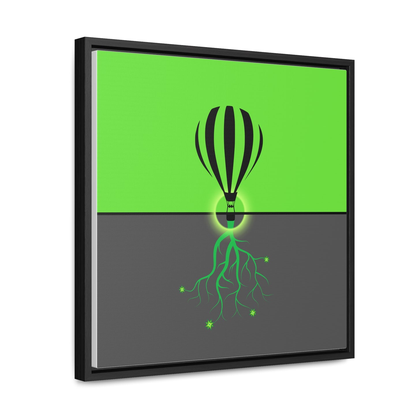 hot lair balloon (in green and grey)