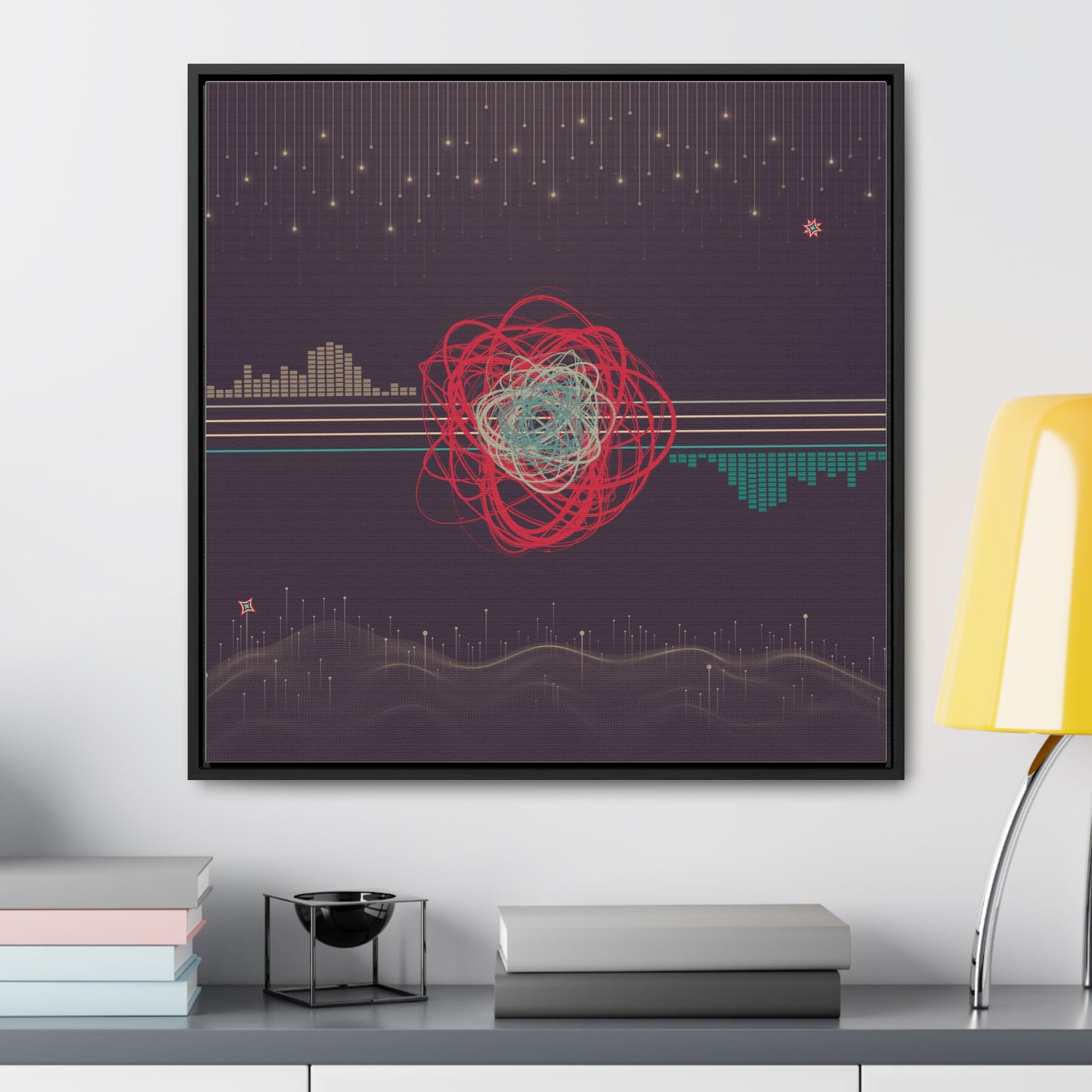 the flex capacitor (framed print)