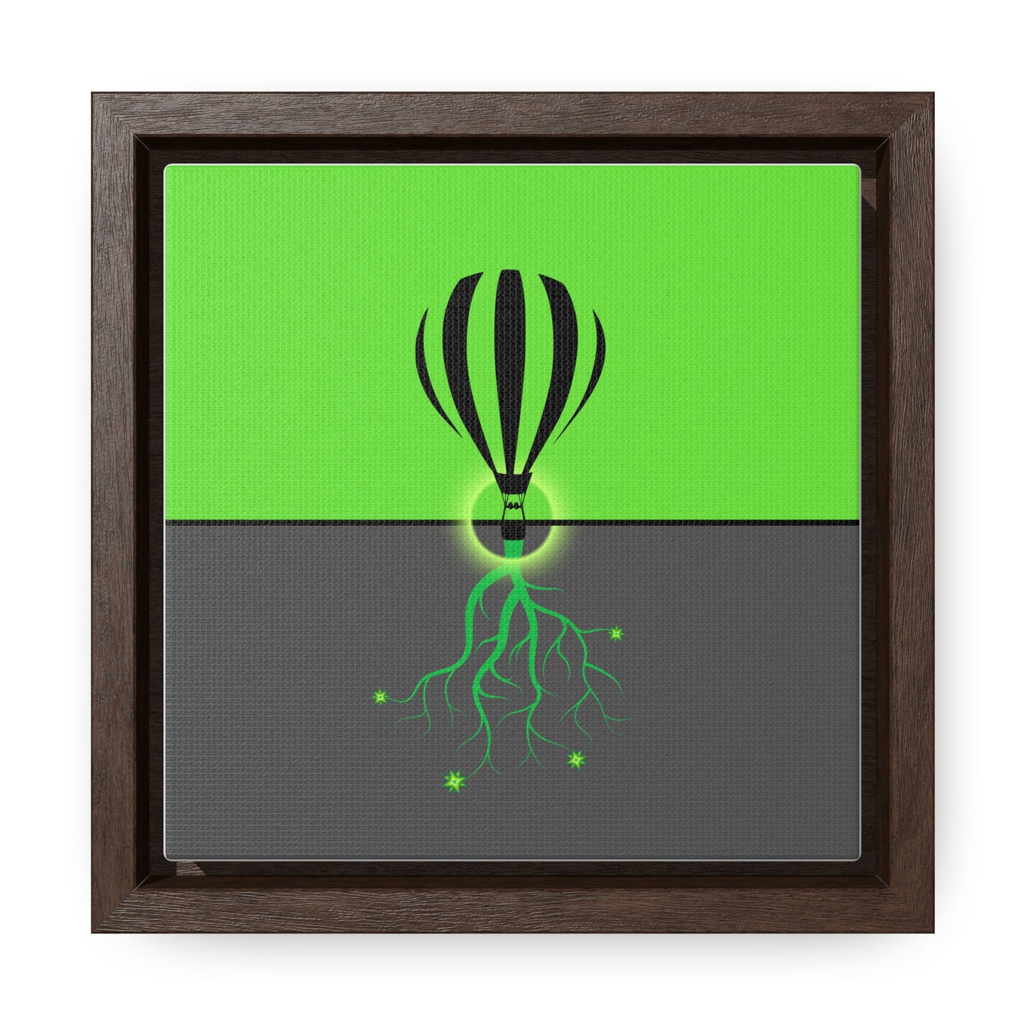 hot lair balloon (framed print)