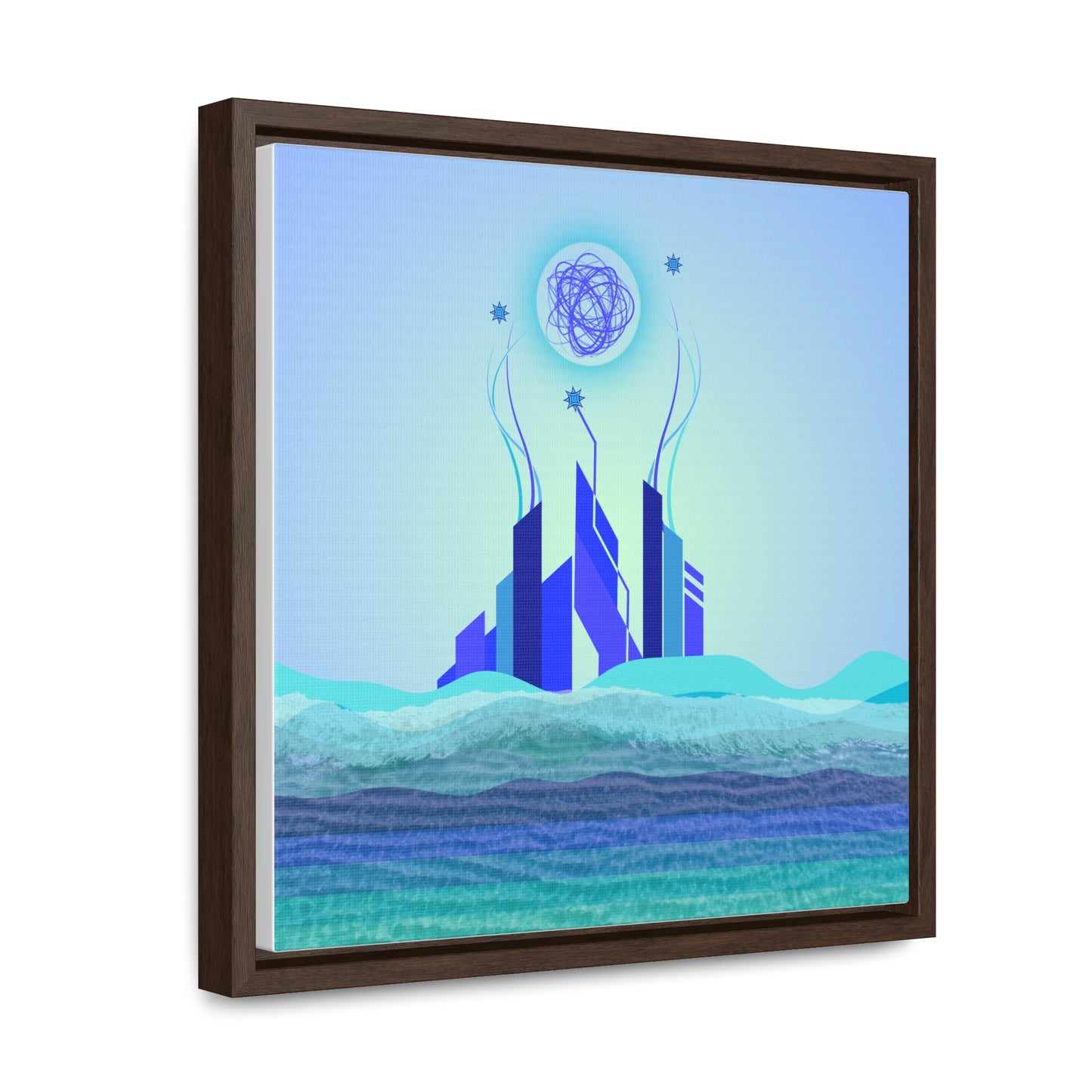 beach city daydream (framed print)