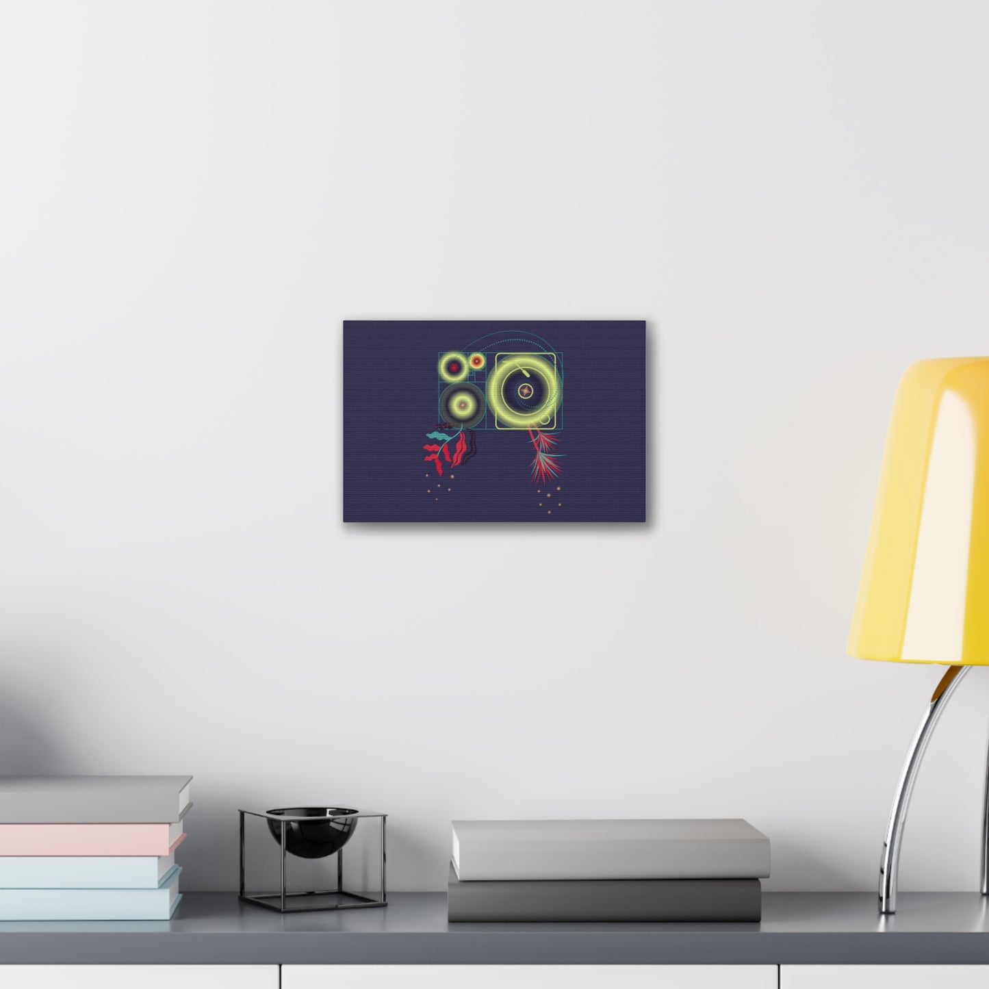 Fibonacci Growth Break | Abstract Art Framed Print