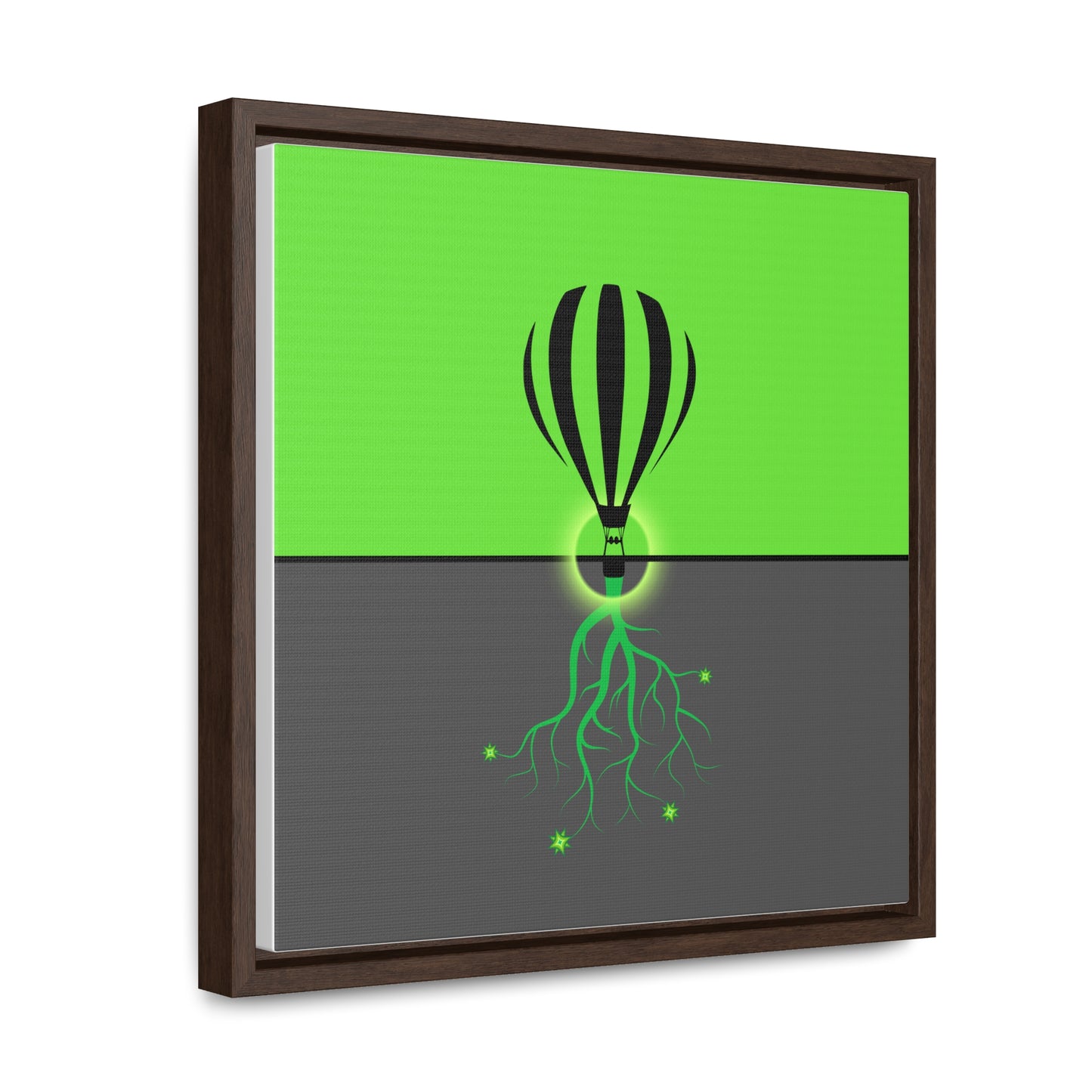hot lair balloon (framed print)