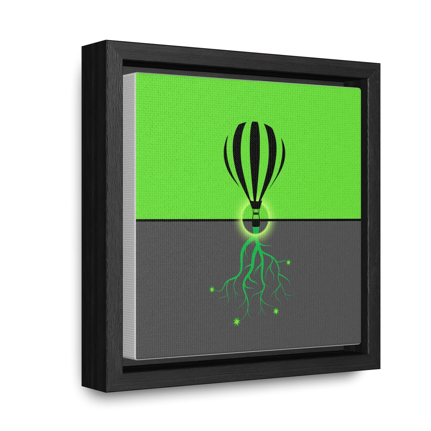 hot lair balloon (framed print)